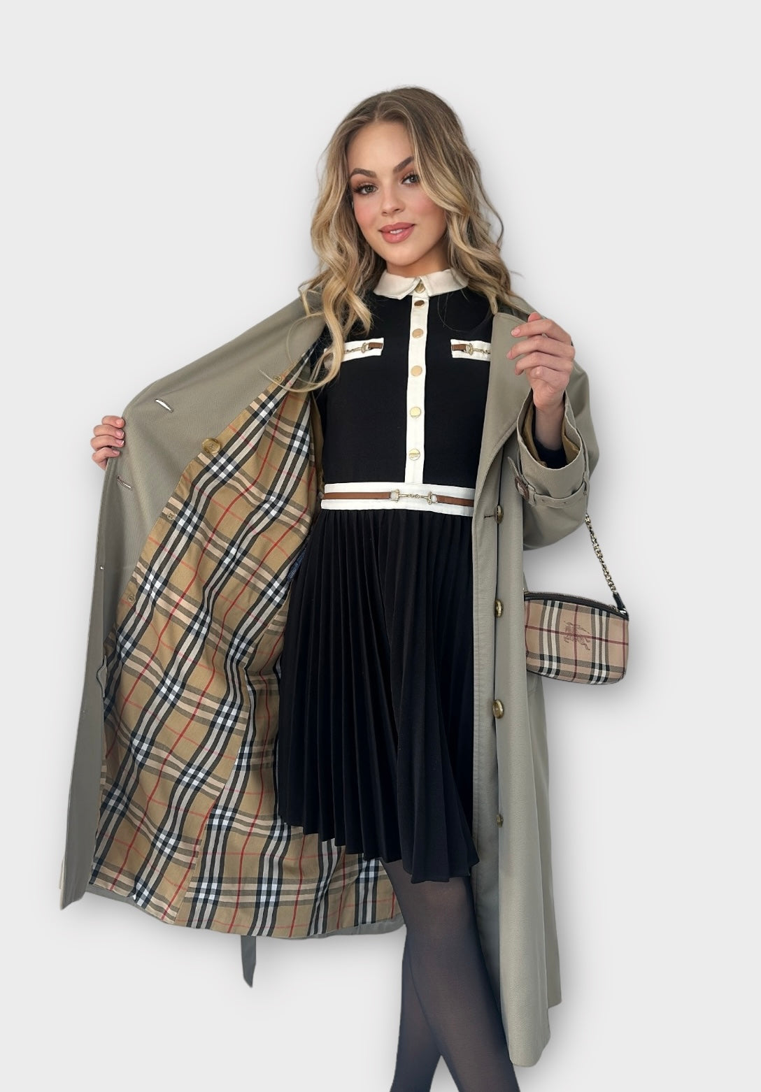 Trench-coat Burberry modèle “the Waterloo ” vintage/ T.S