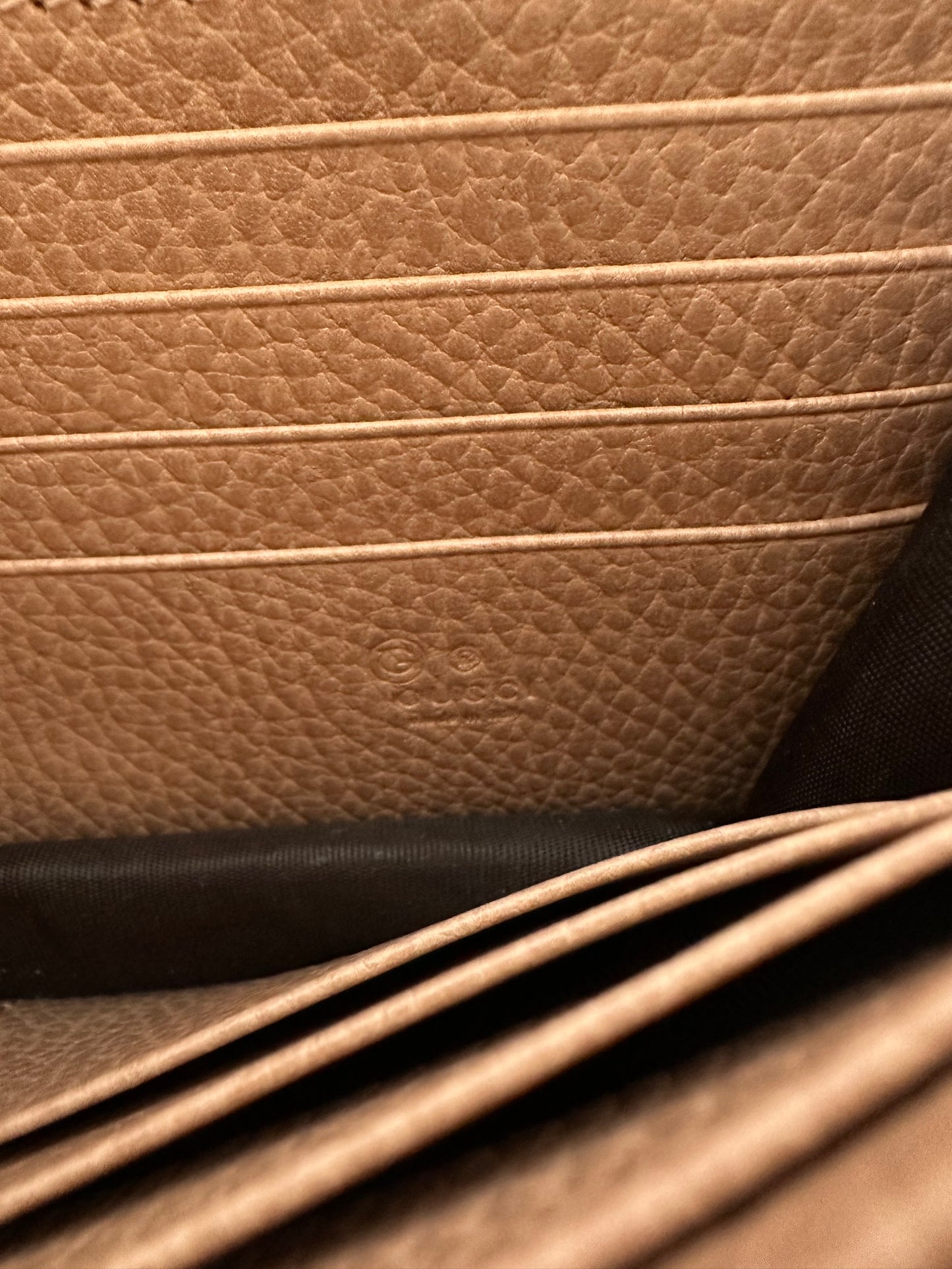 Sac Gucci interlocking marron camel