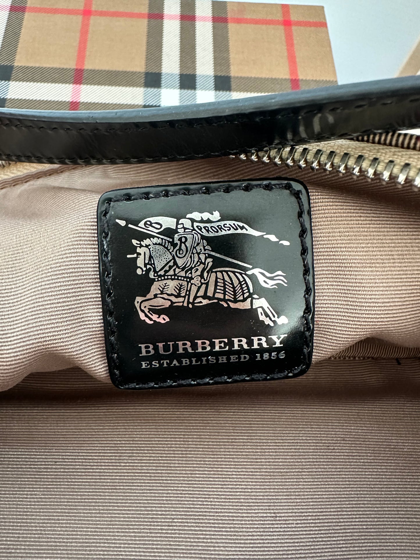 Sac baguette tartan Burberry