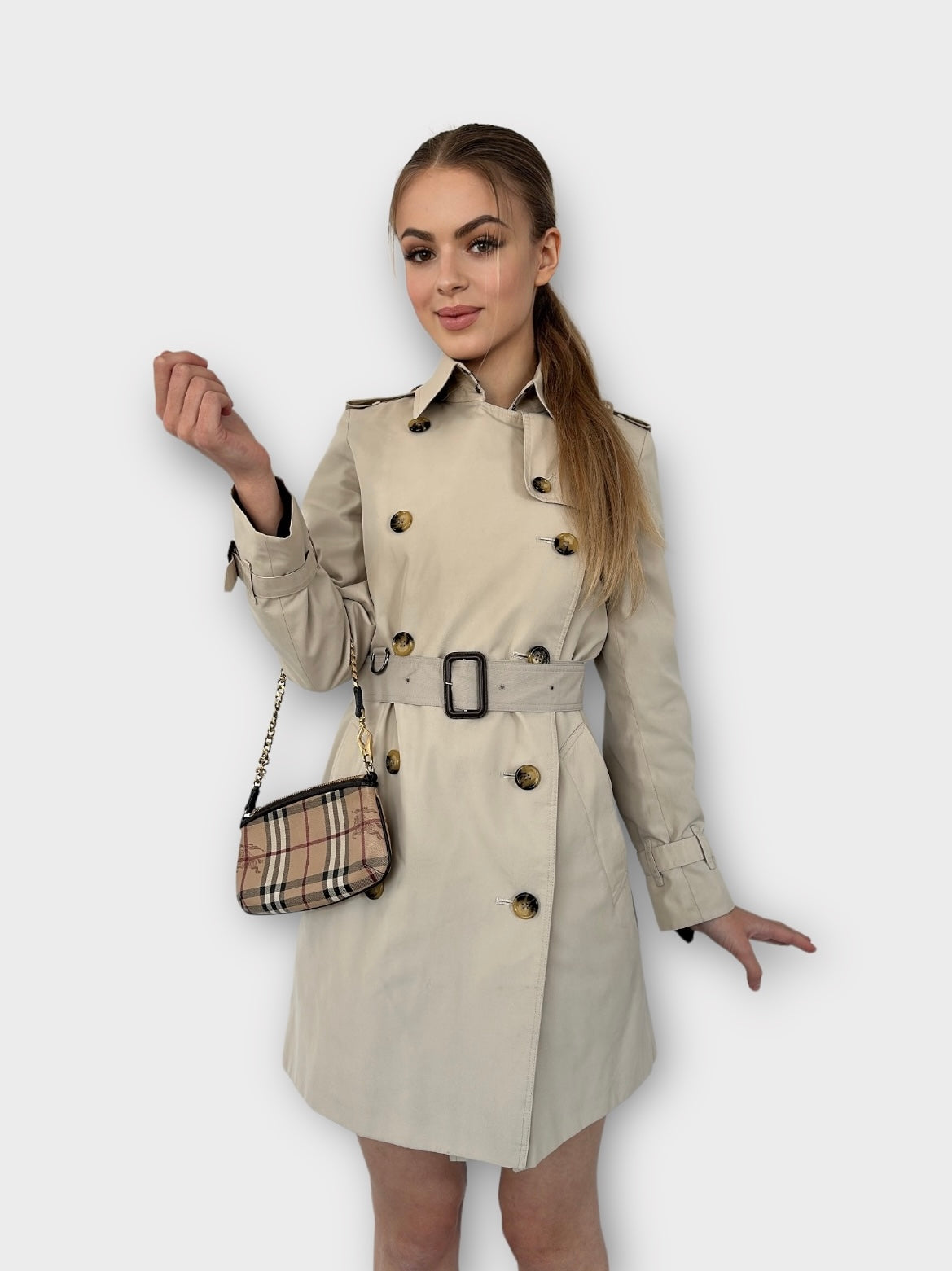 Trench-coat Burberry « the Chelsea » heritage beige/ T.S