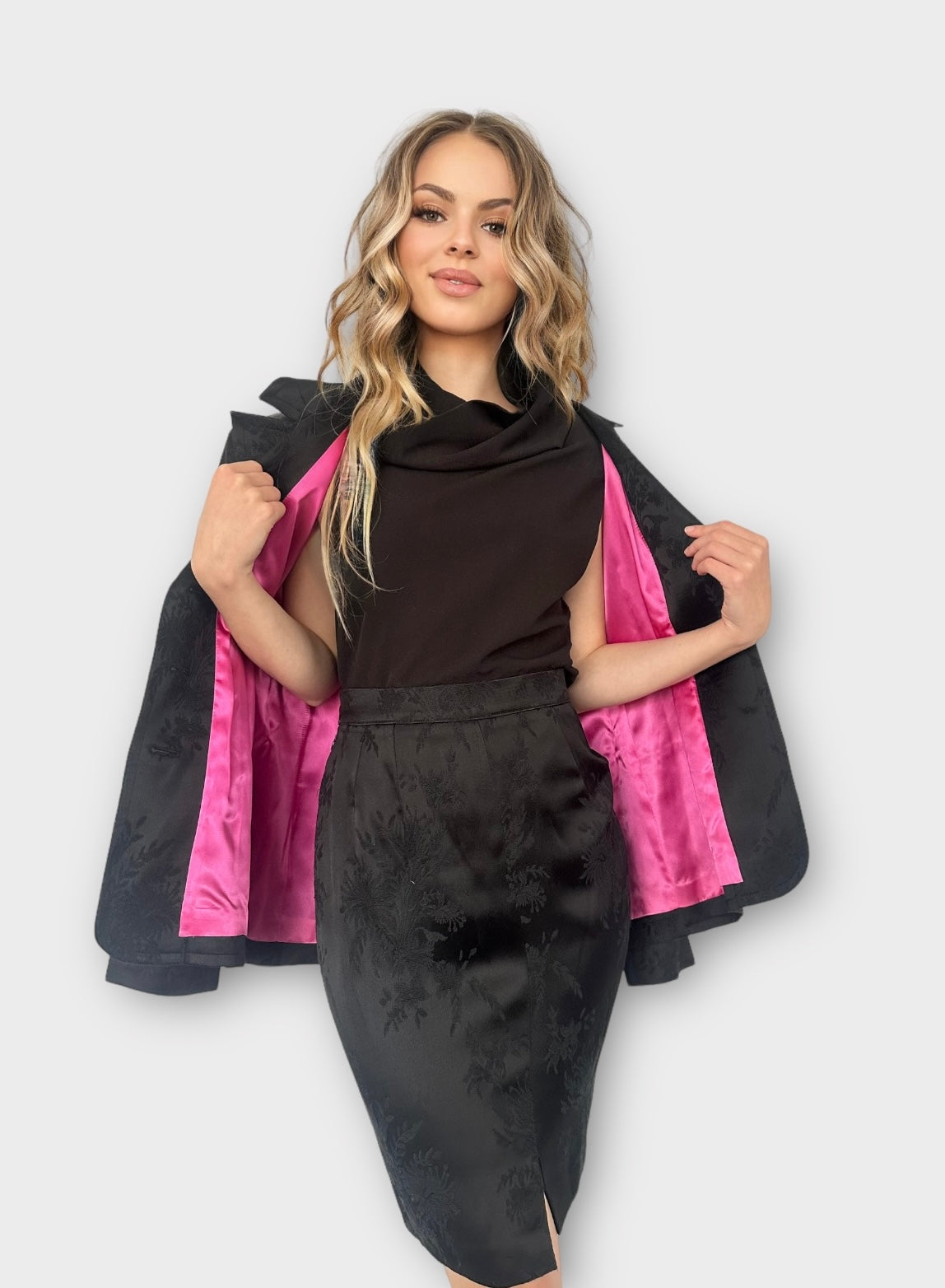 Ensemble soie Yves Saint Laurent variation