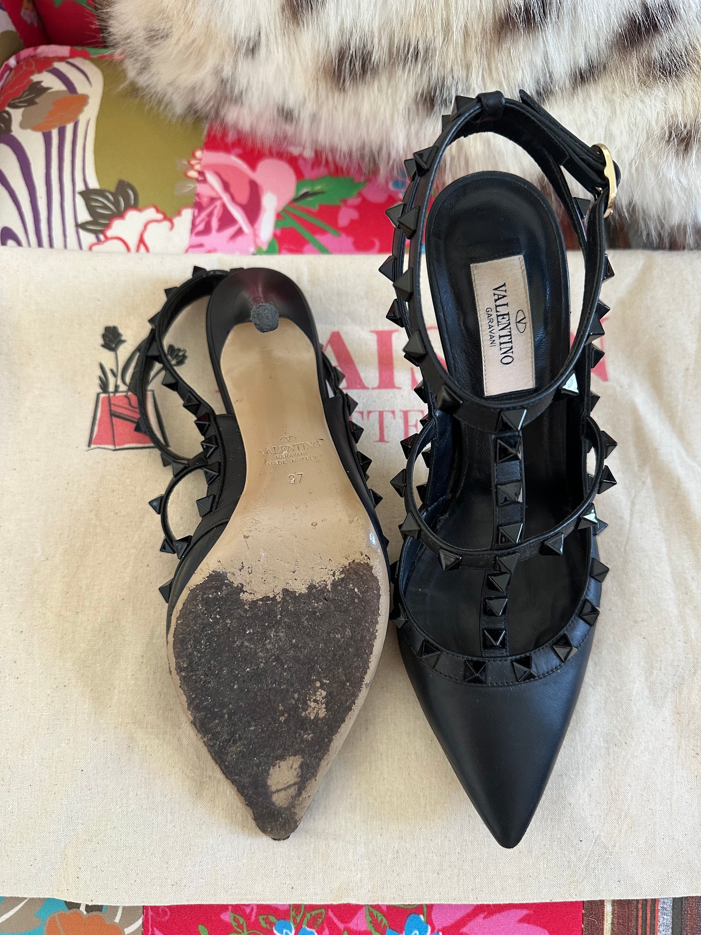 Valentino Garavani - Slingback RockStud fullback | T.37