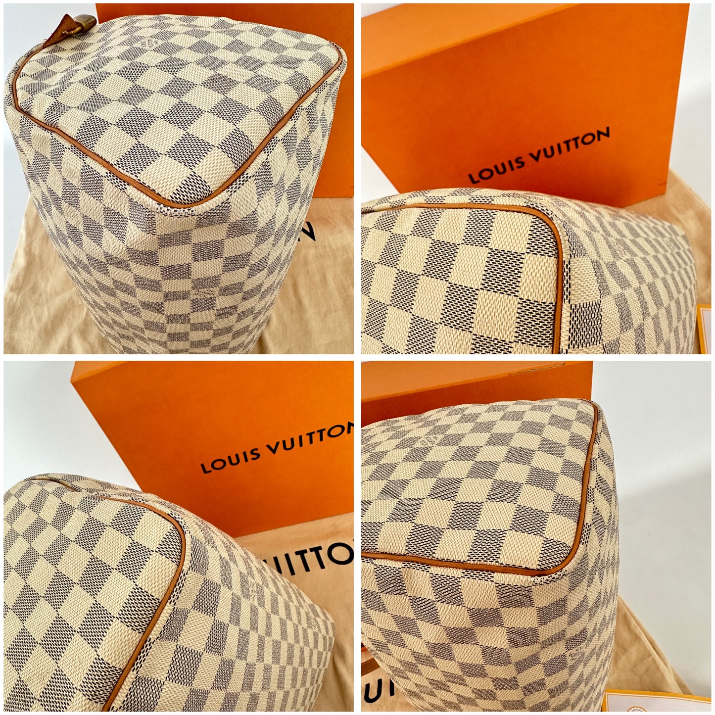 Sac Speedy 35 Damier Azur Louis Vuitton