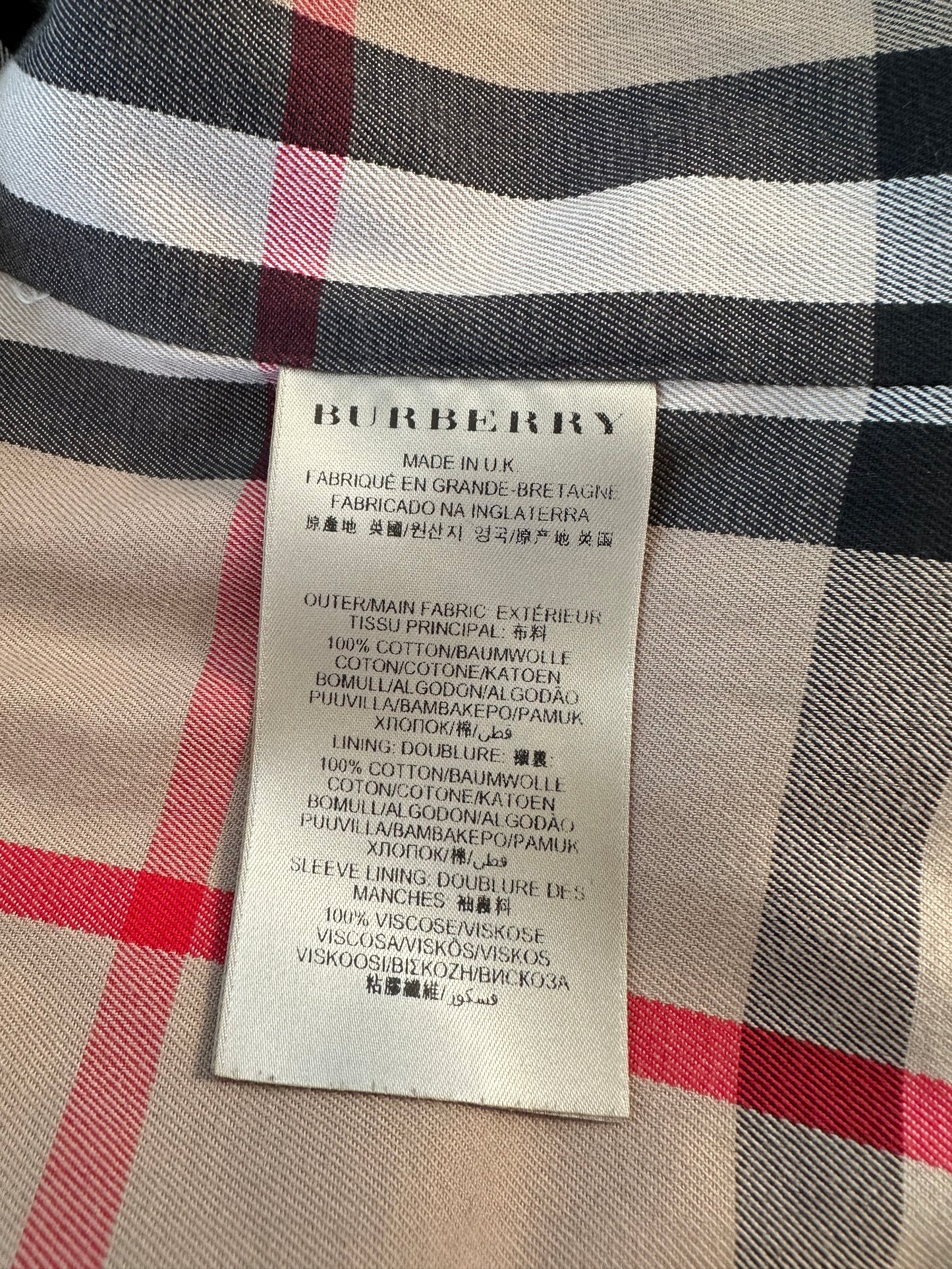 Trench-coat Burberry « the Chelsea“ stone heritage