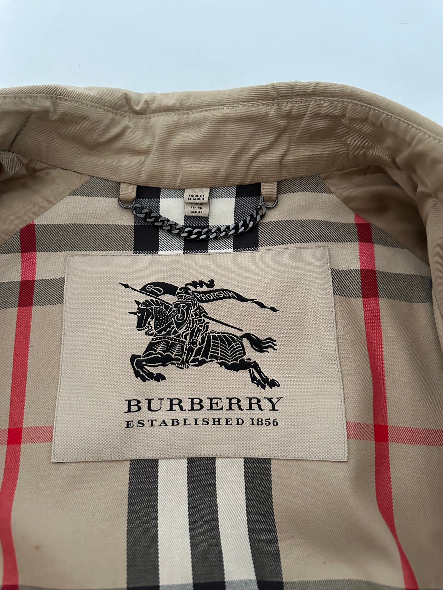 Trench-coat Burberry « the Waterloo » heritage Honey