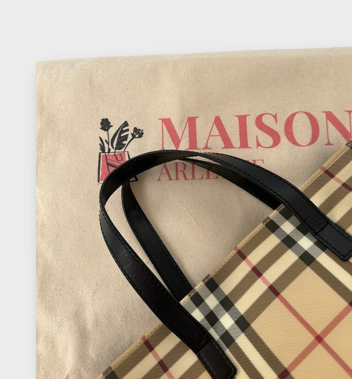 Sac cabas tartan Burberry
