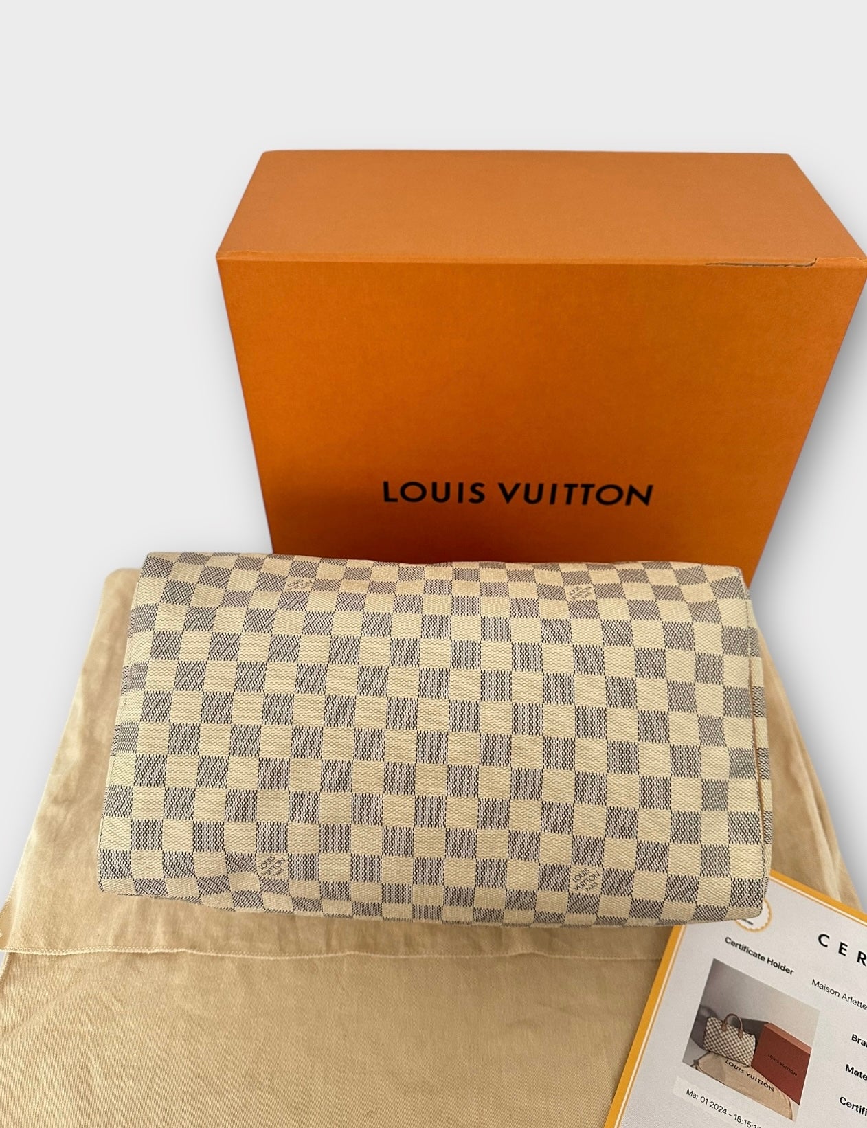 Sac Speedy 35 Damier Azur Louis Vuitton