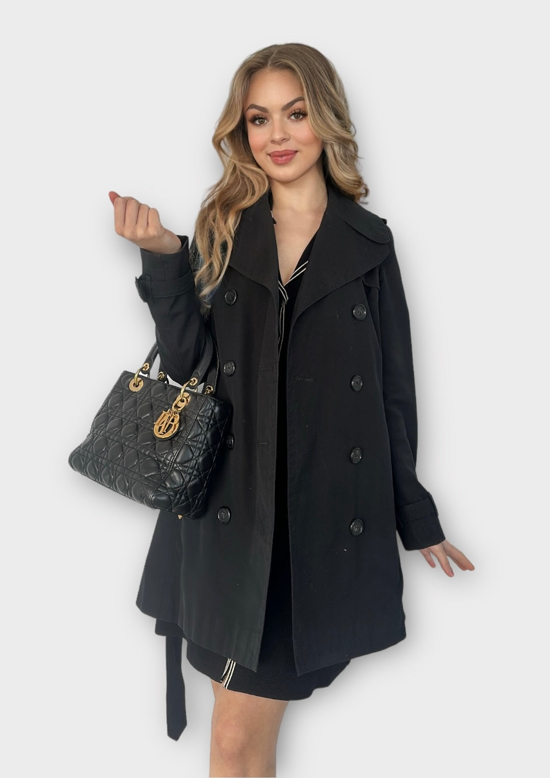 Trench-coat Burberry « the Chelsea » heritage noir/ T.S