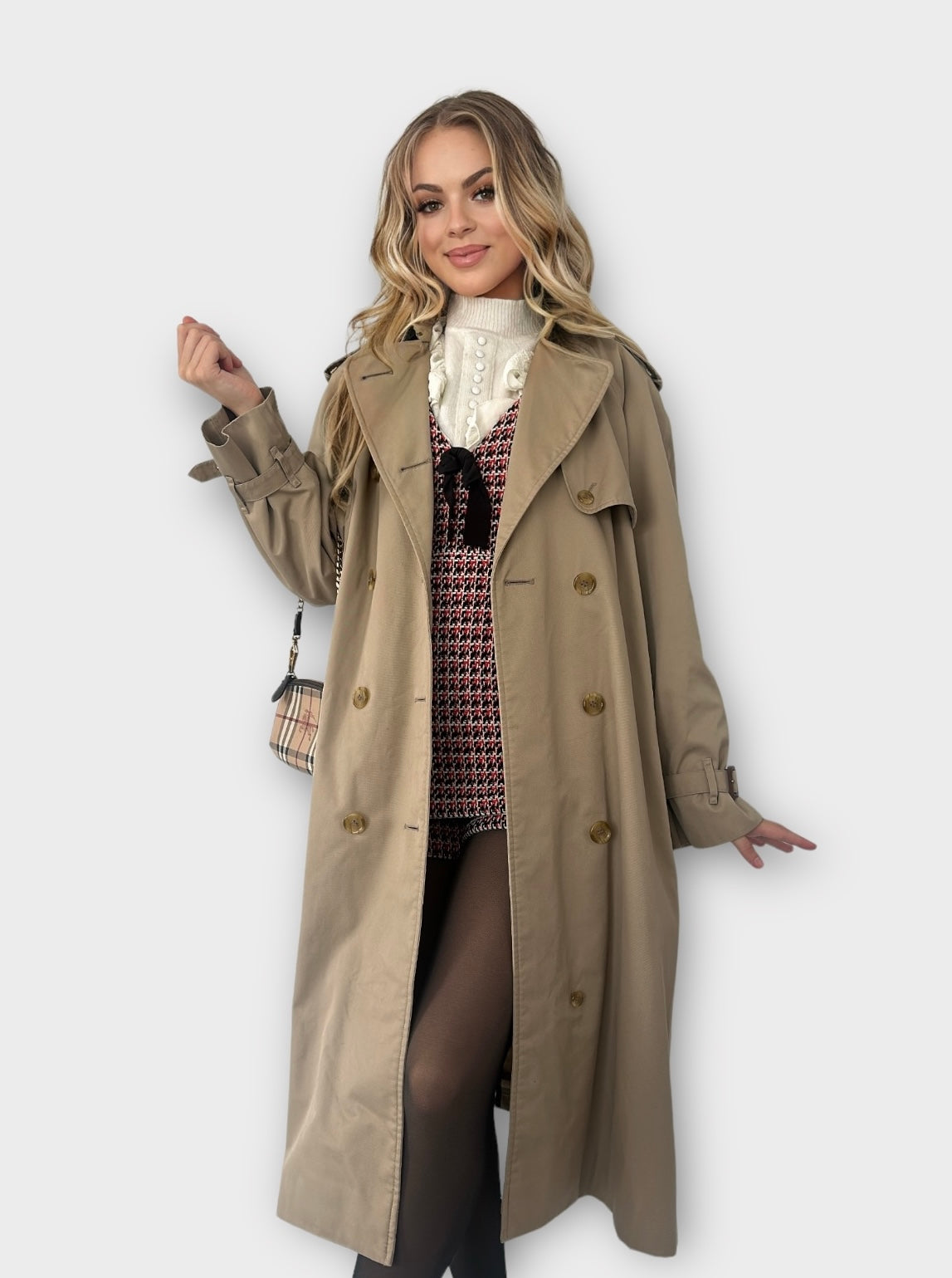 Trench-coat Burberry modèle “the Waterloo ” camel/ T.M