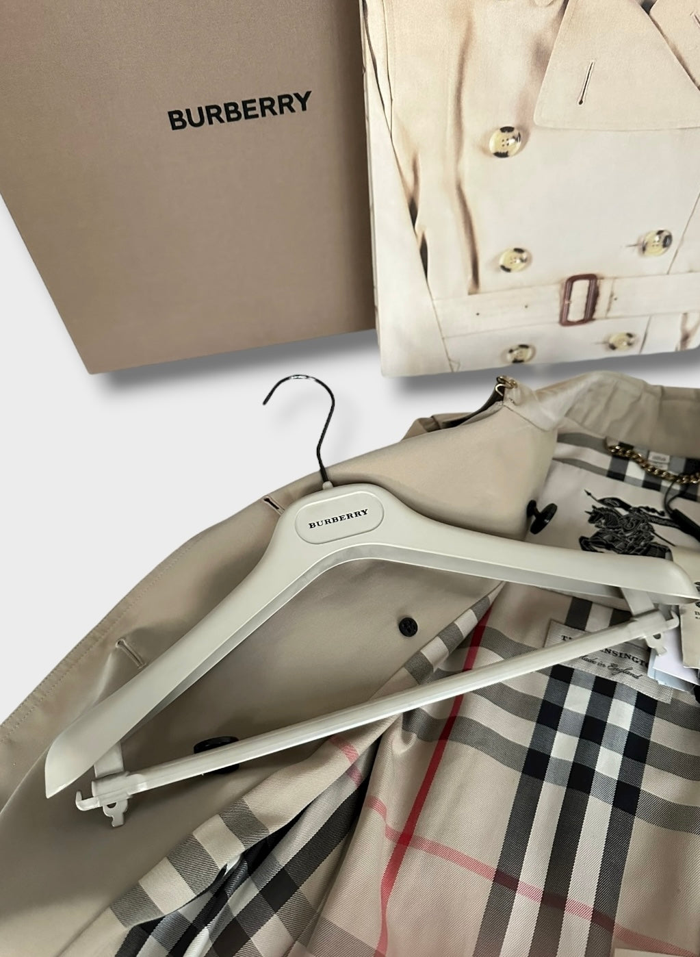 Burberry – Trench-coat “The Kensington ” Honey | T.XS