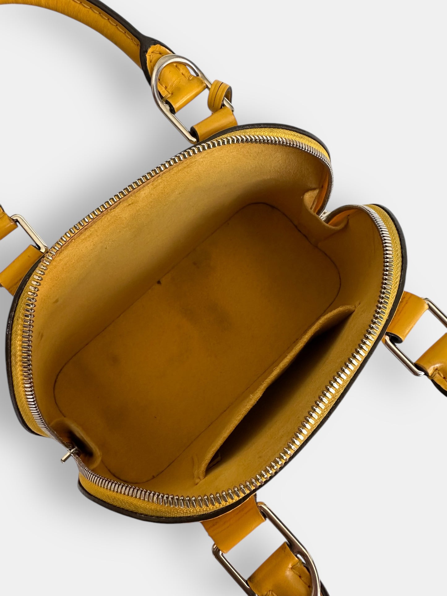 Louis Vuitton Alma BB Cuir épis jaune