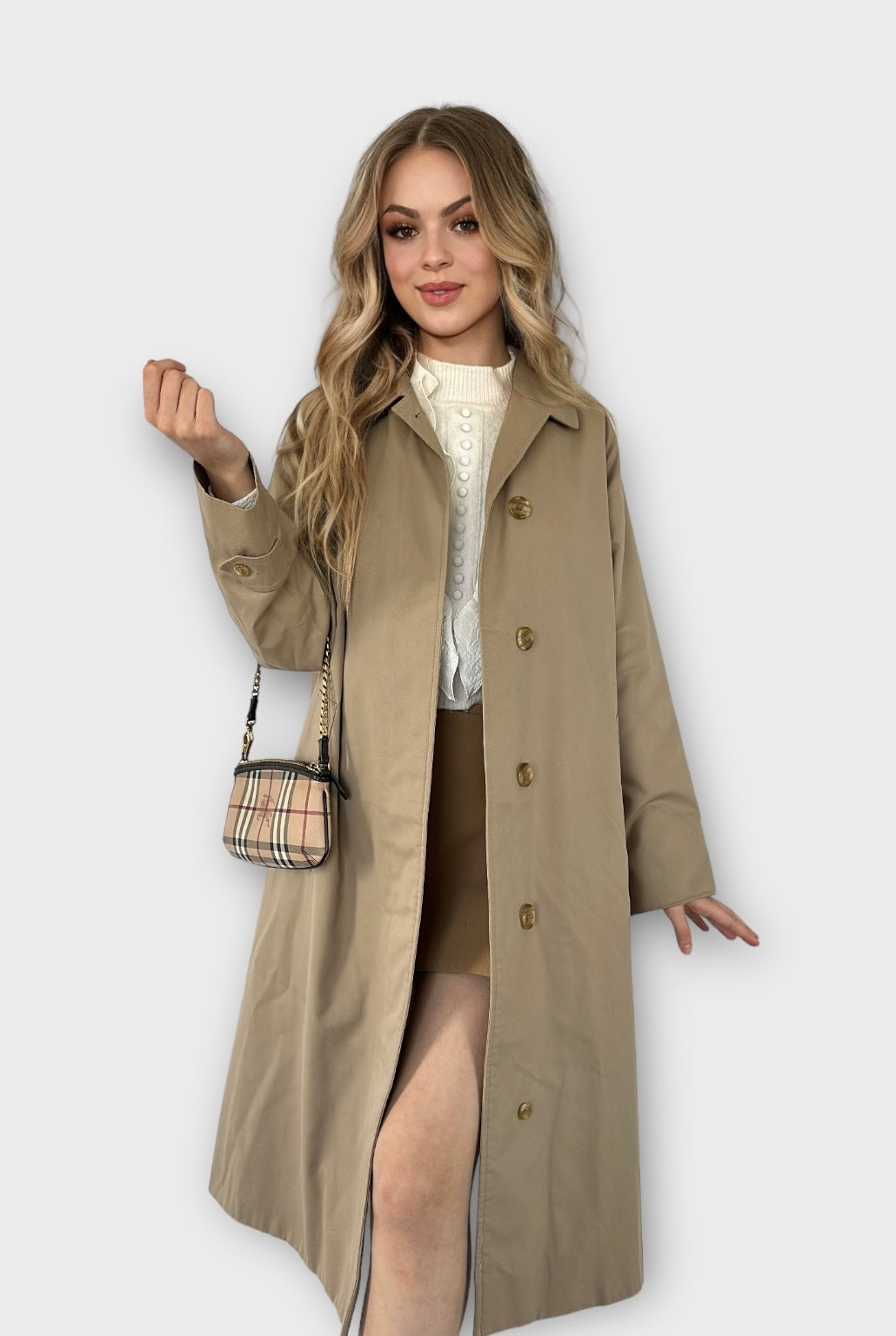 Trench-coat Burberry modèle « Camden » vintage