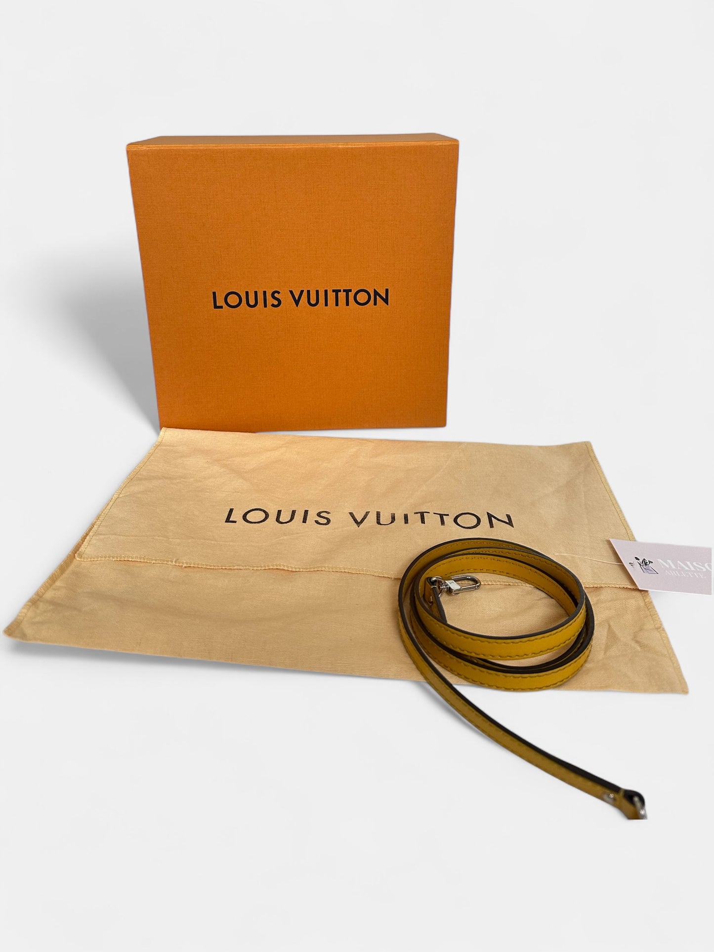 Louis Vuitton Alma BB Cuir épis jaune