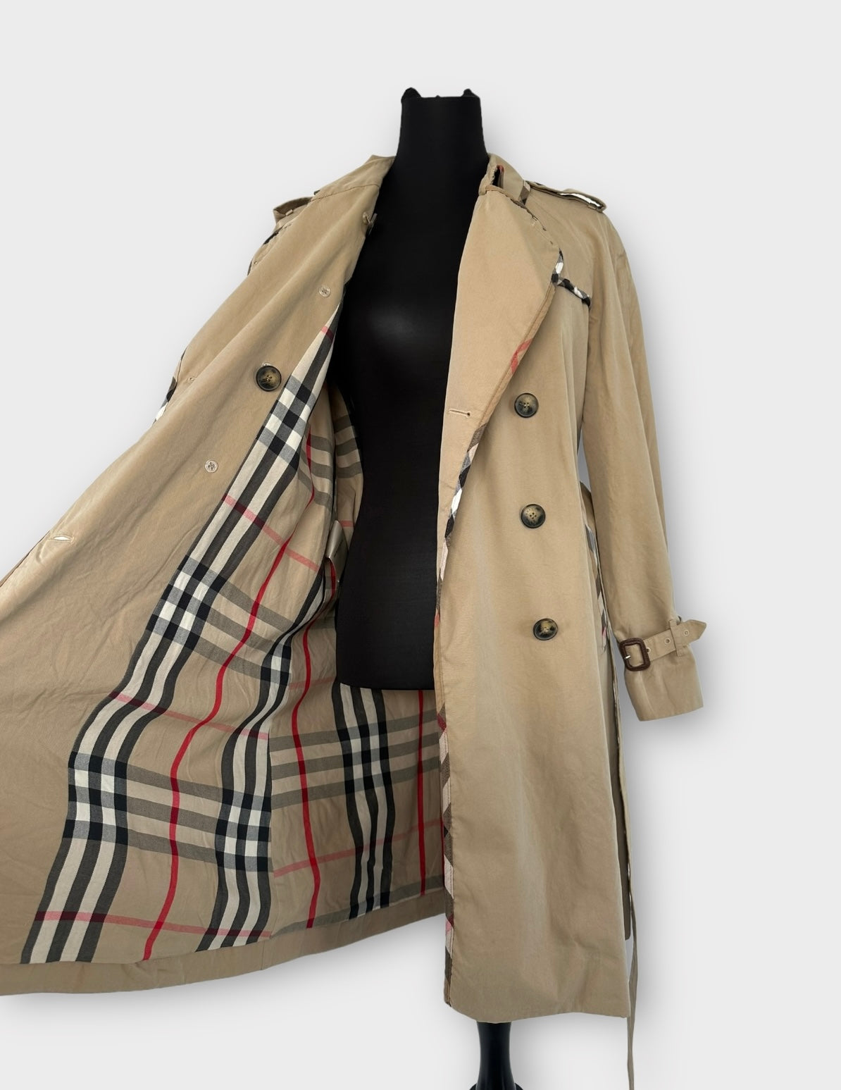 Trench-coat Burberry « the Chelsea » heritage honey/ T.L