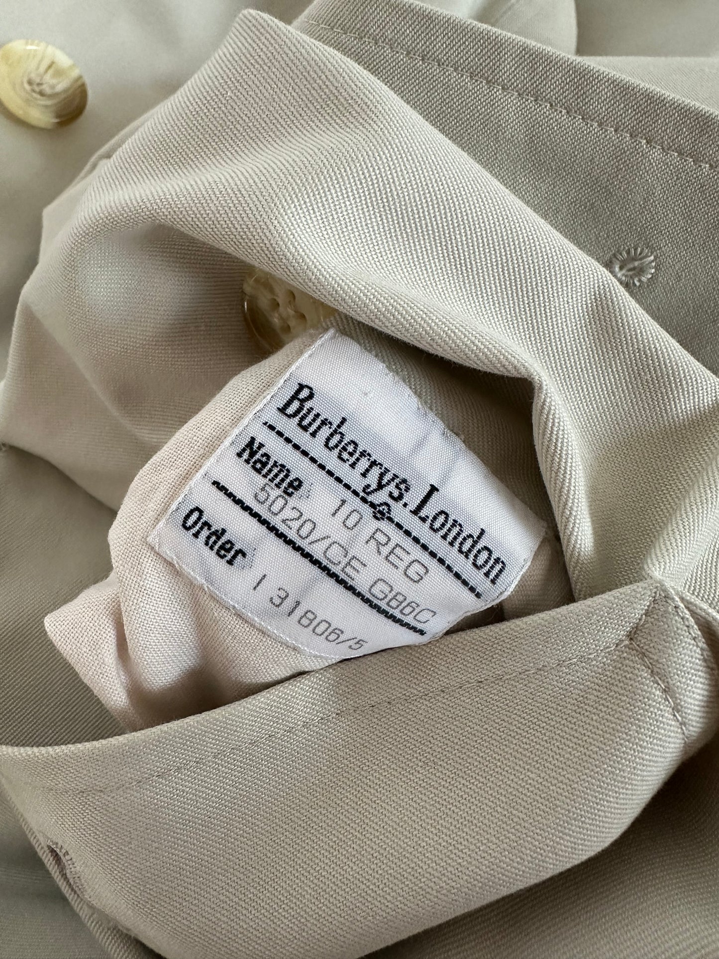 Burberry vintage Trench « the Waterloo » Crème | T.M