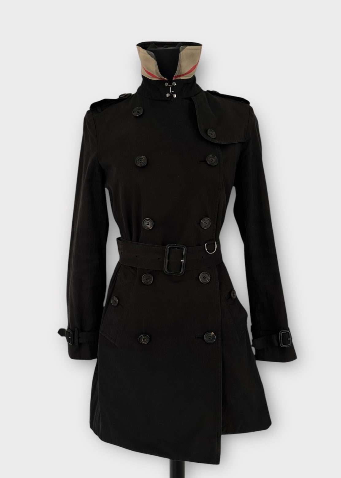 Burberry Trench-coat modèle “the Chelsea ” Noir | T.M