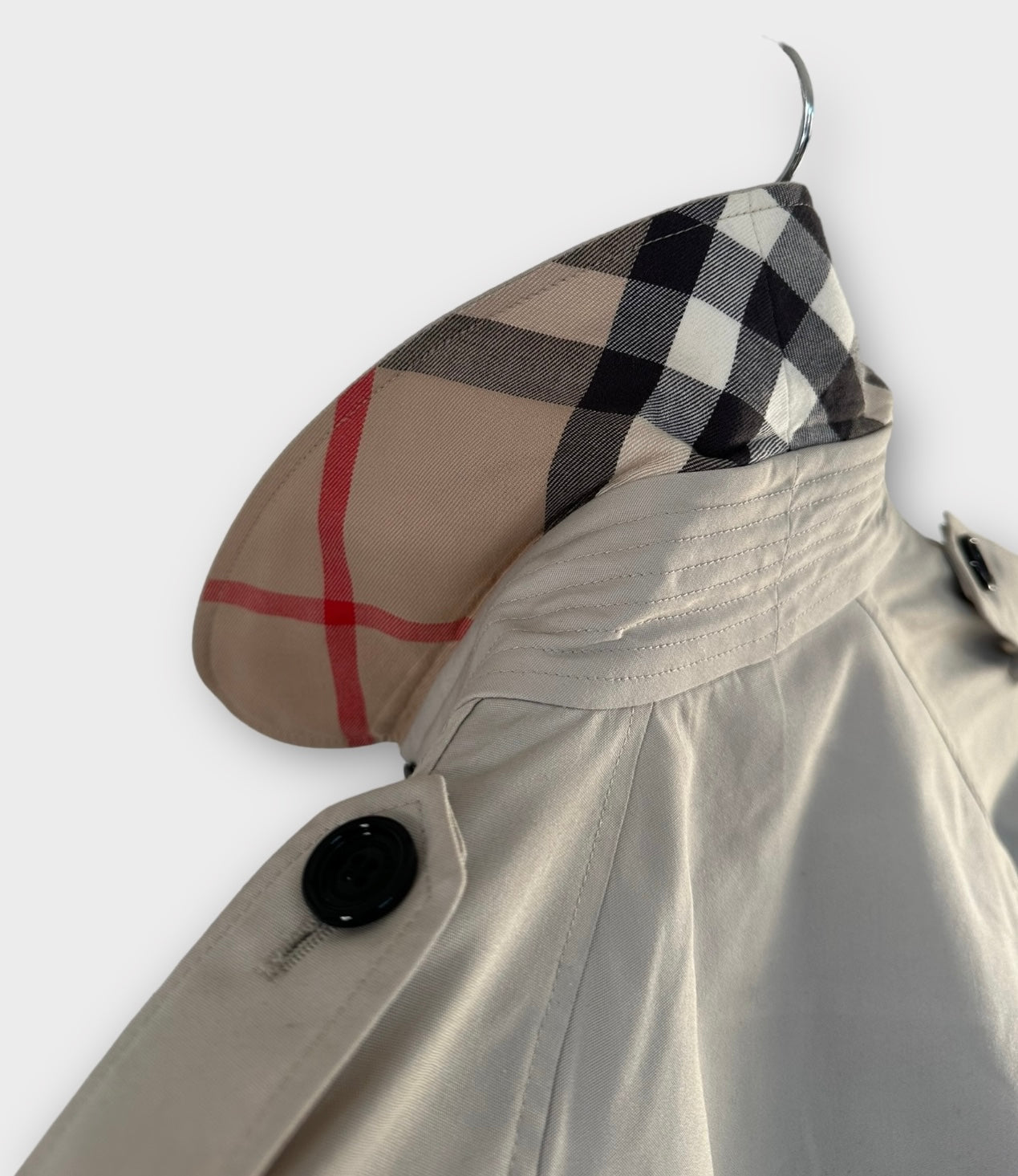 Trench-coat Burberry « the Chelsea » heritage stone/ T.XS