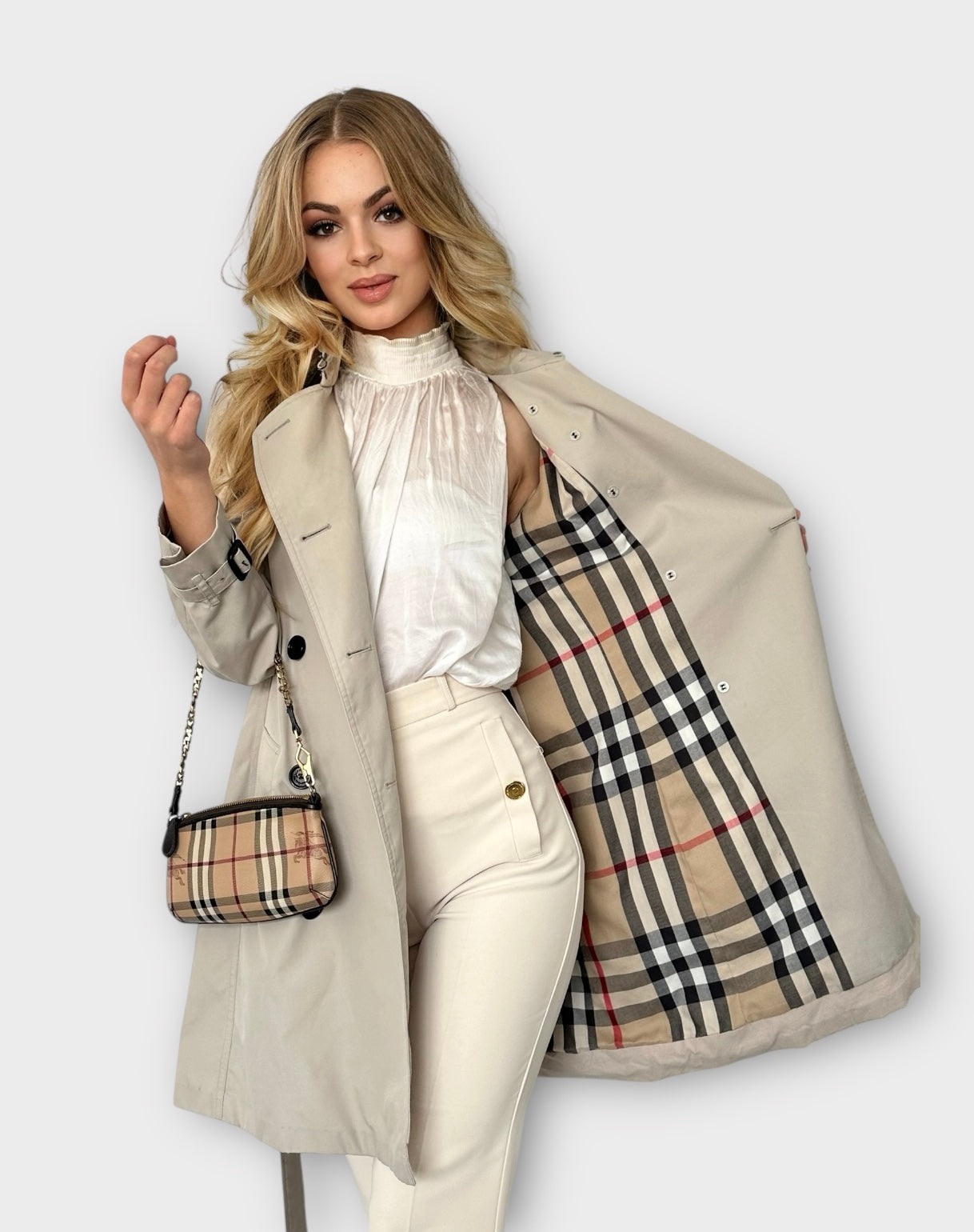 Burberry Trench-coat modèle “the Chelsea ” Stone | T.S