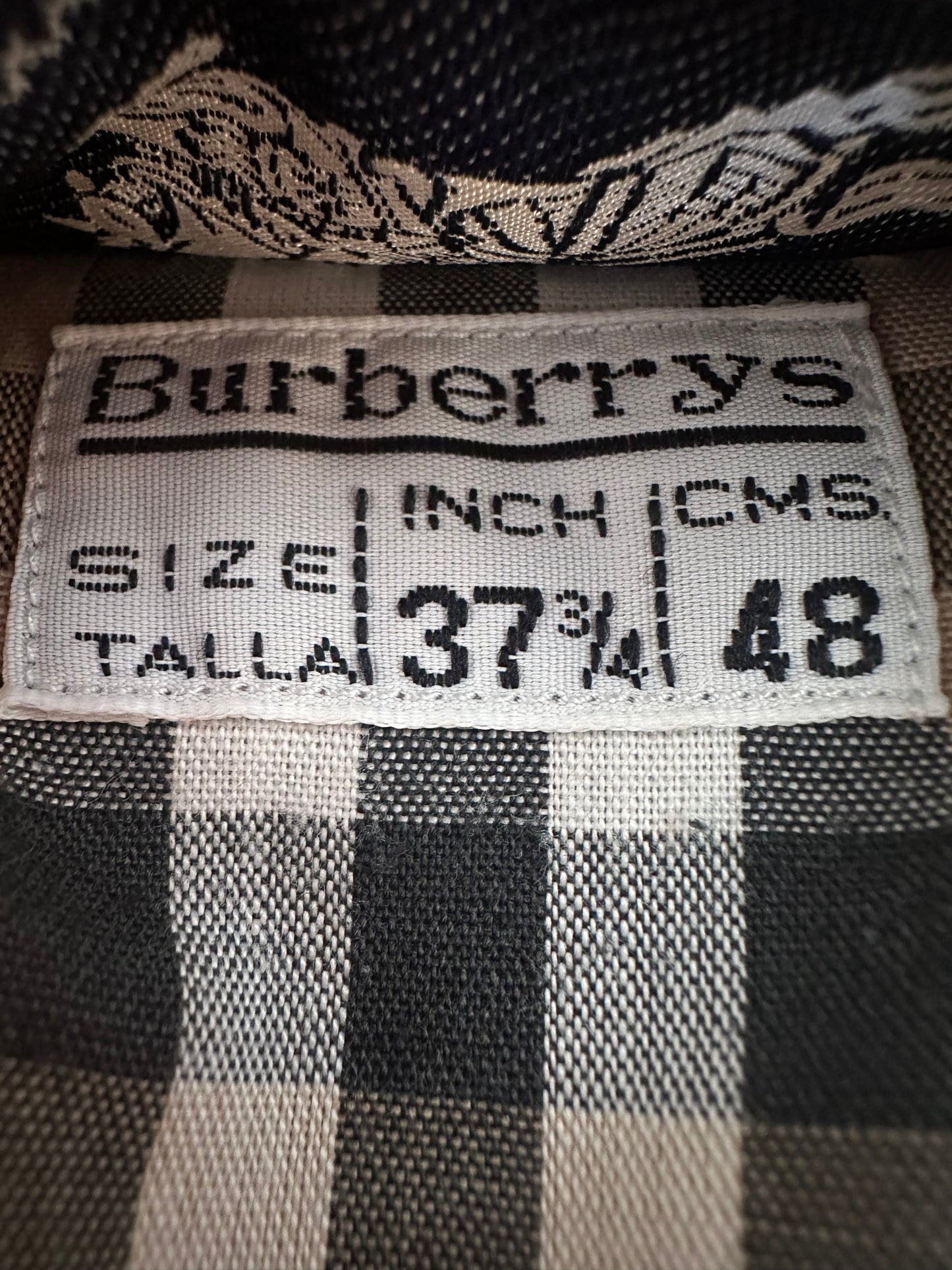 Burberry - vintage Veste matelassée bleu gris | T.M