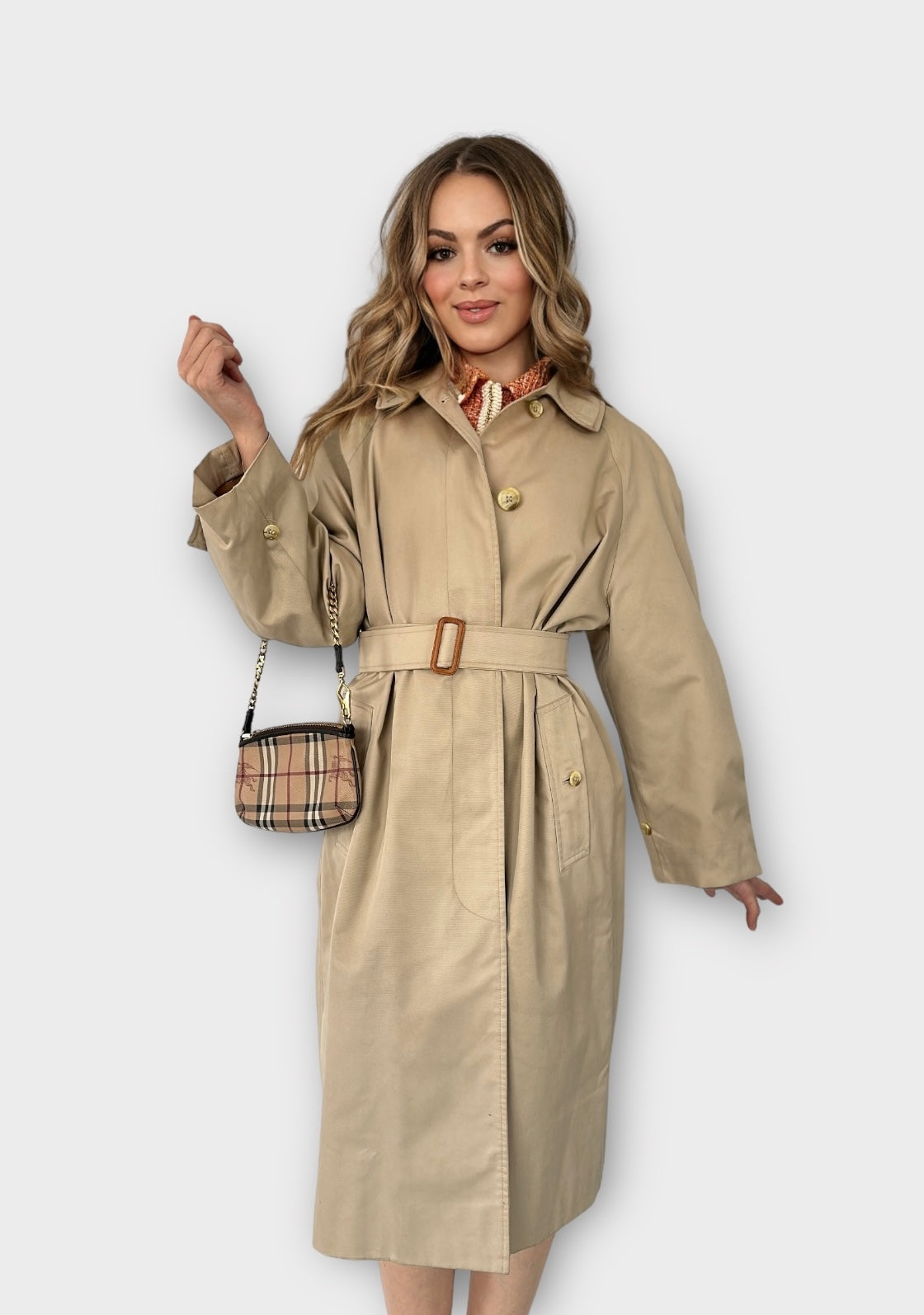 Trench-coat Burberry « Brandford » beige vintage/ T.L