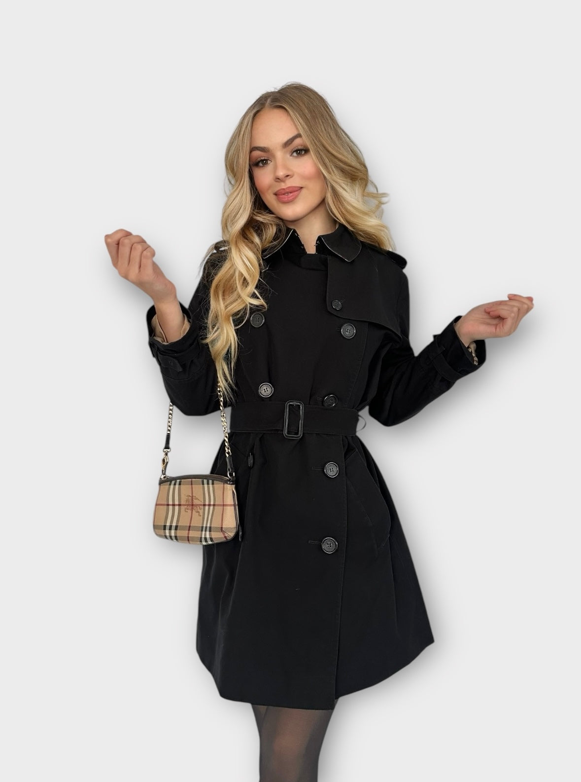 Burberry Trench modèle “the Chelsea ” Noir T.L