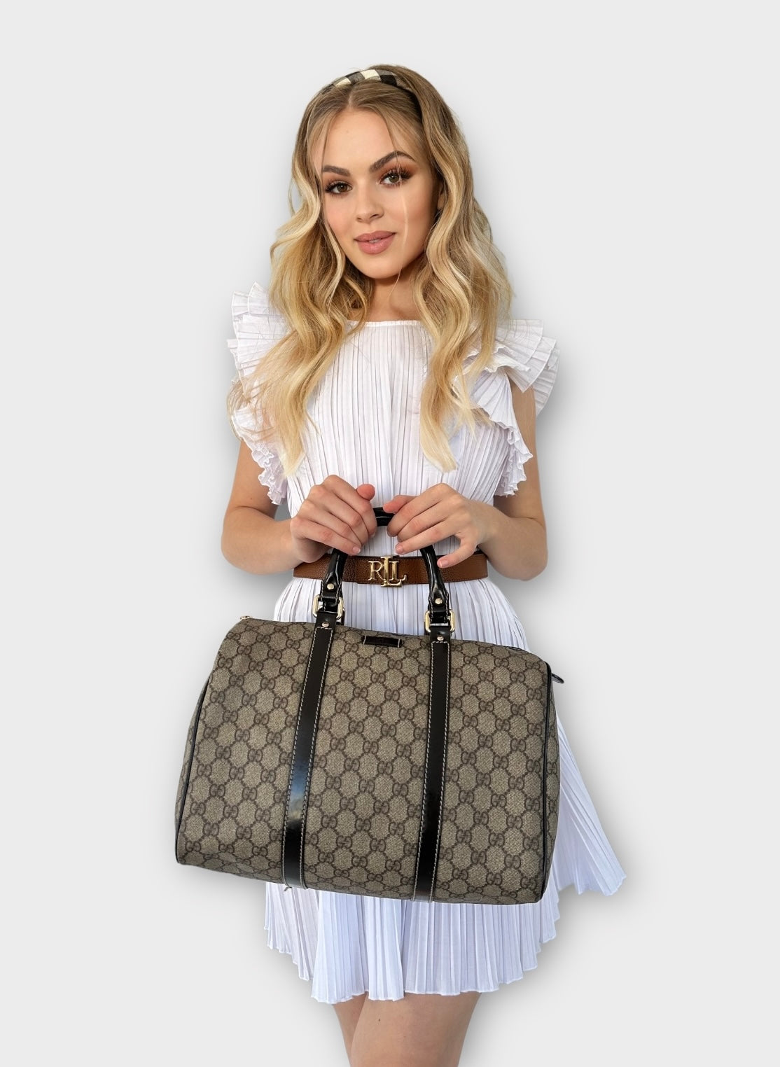 Gucci sac bowling Boston Monogram