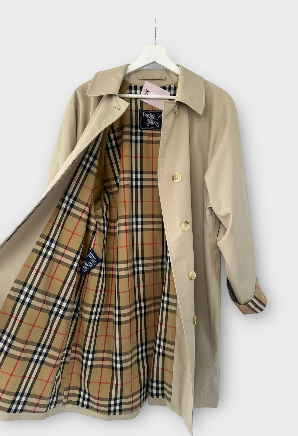 Trench-coat Burberry modèle “ Markfield“ beige vintage/ T.M