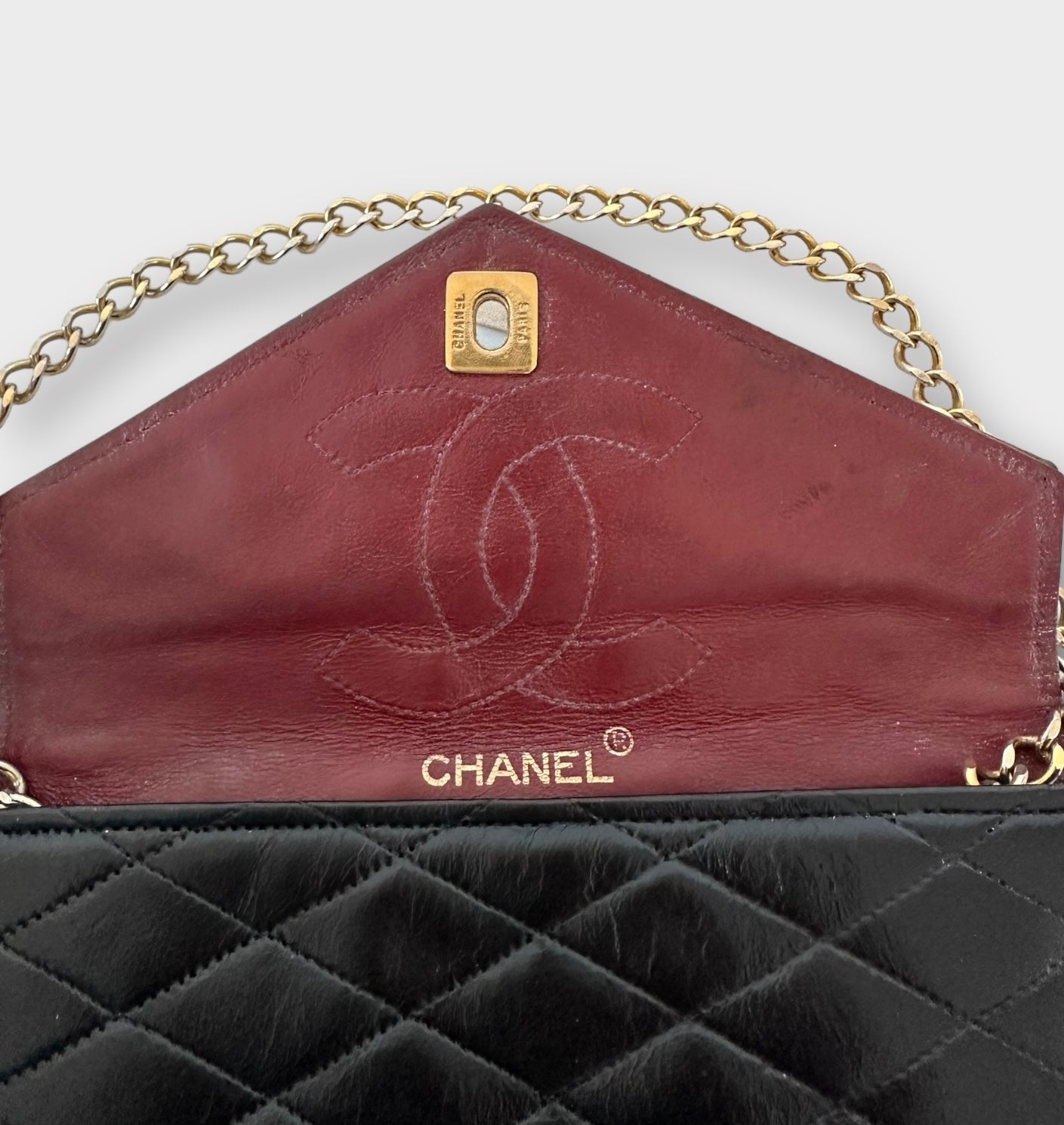 Sac Chanel timeless enveloppe vintage