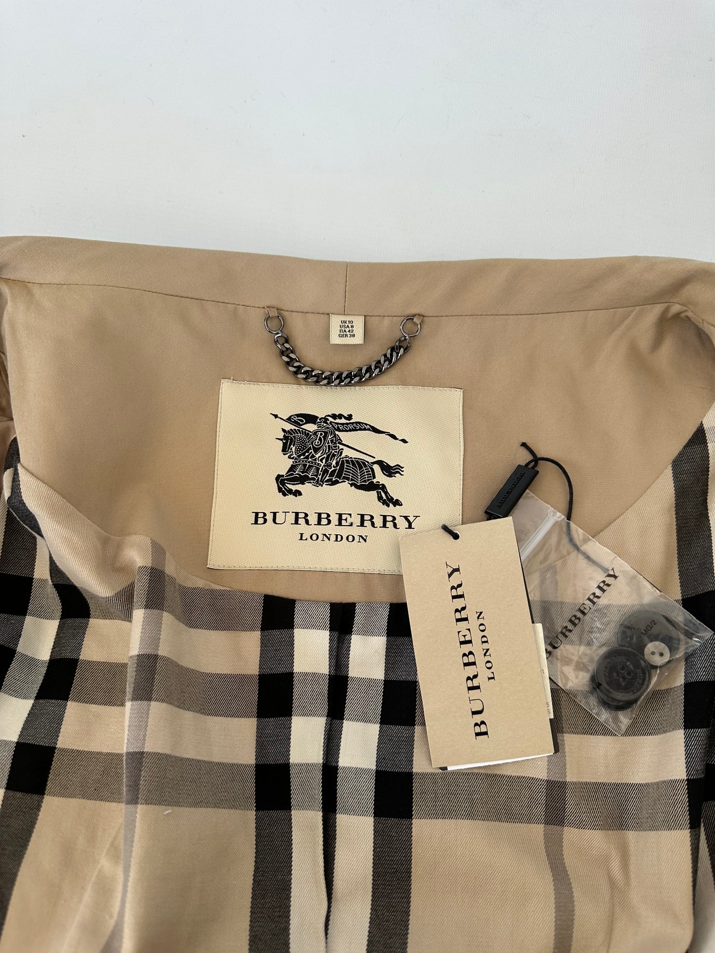 Burberry Trench-coat « Doncaster » honey/ T.L