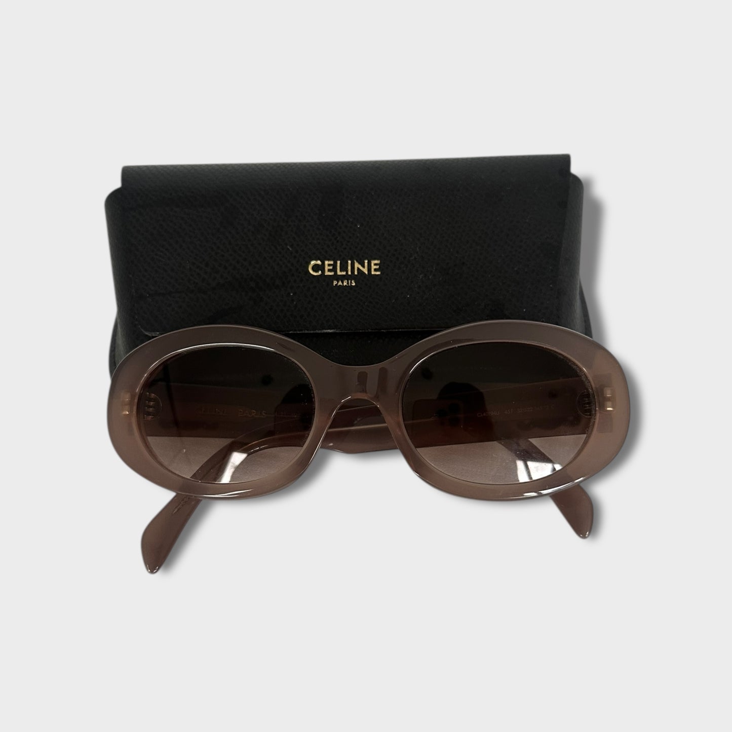 Céline - Lunettes triomphe 01 Milky Hazelnut