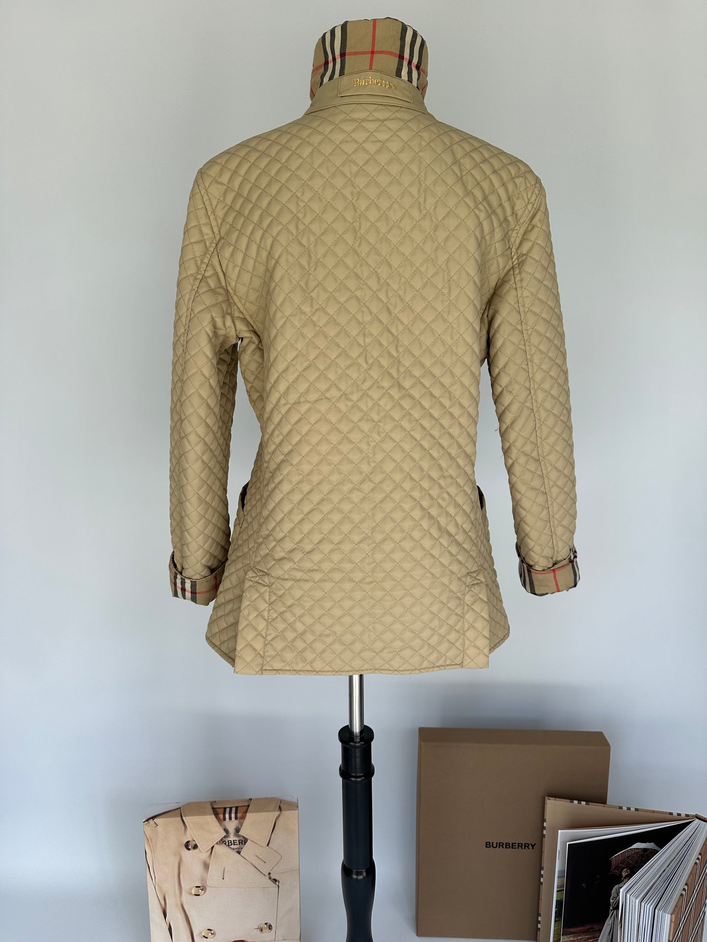 BURBERRY vintage Veste matelassé beige | T.M
