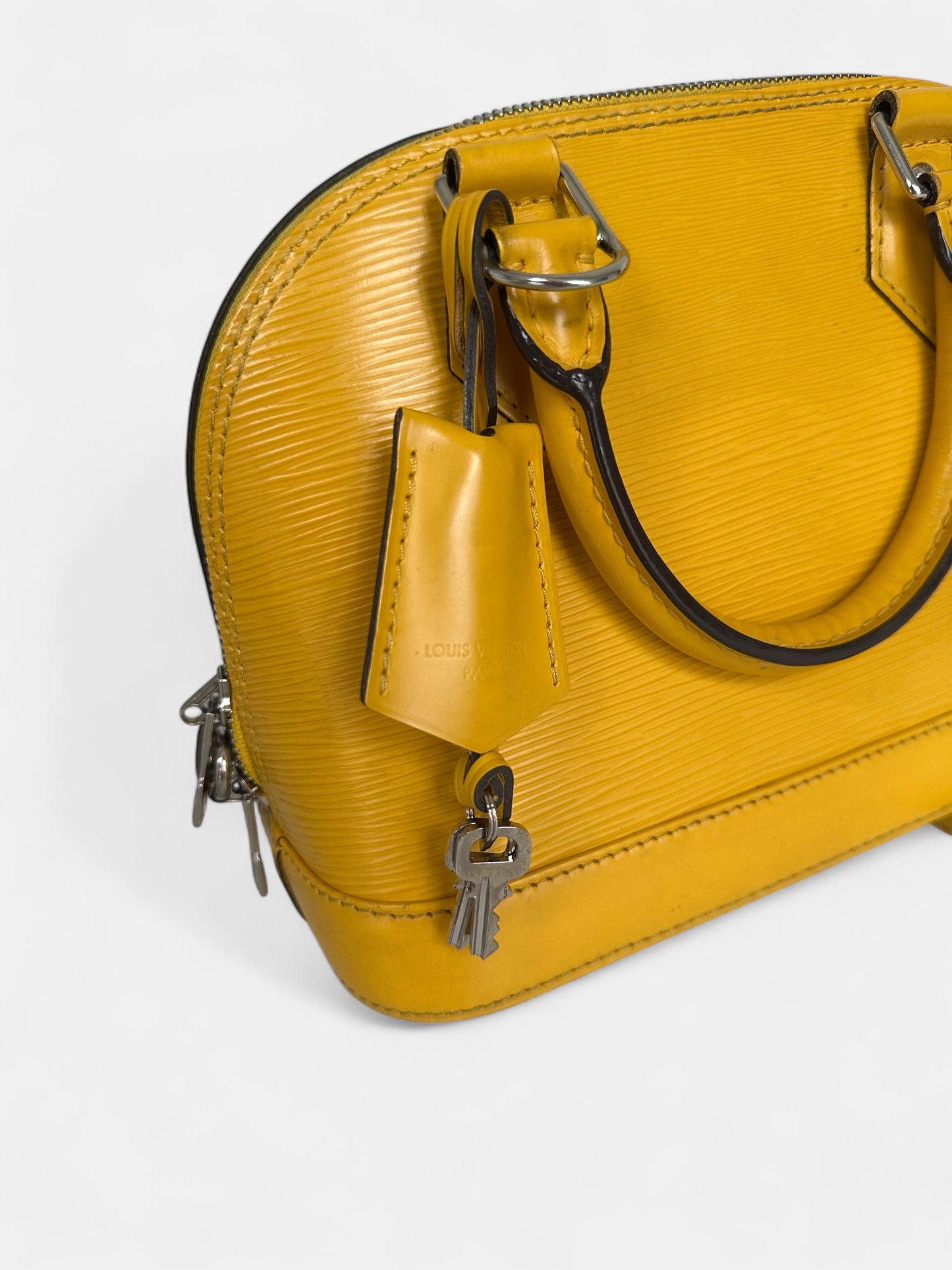 Louis Vuitton Alma BB Cuir épis jaune