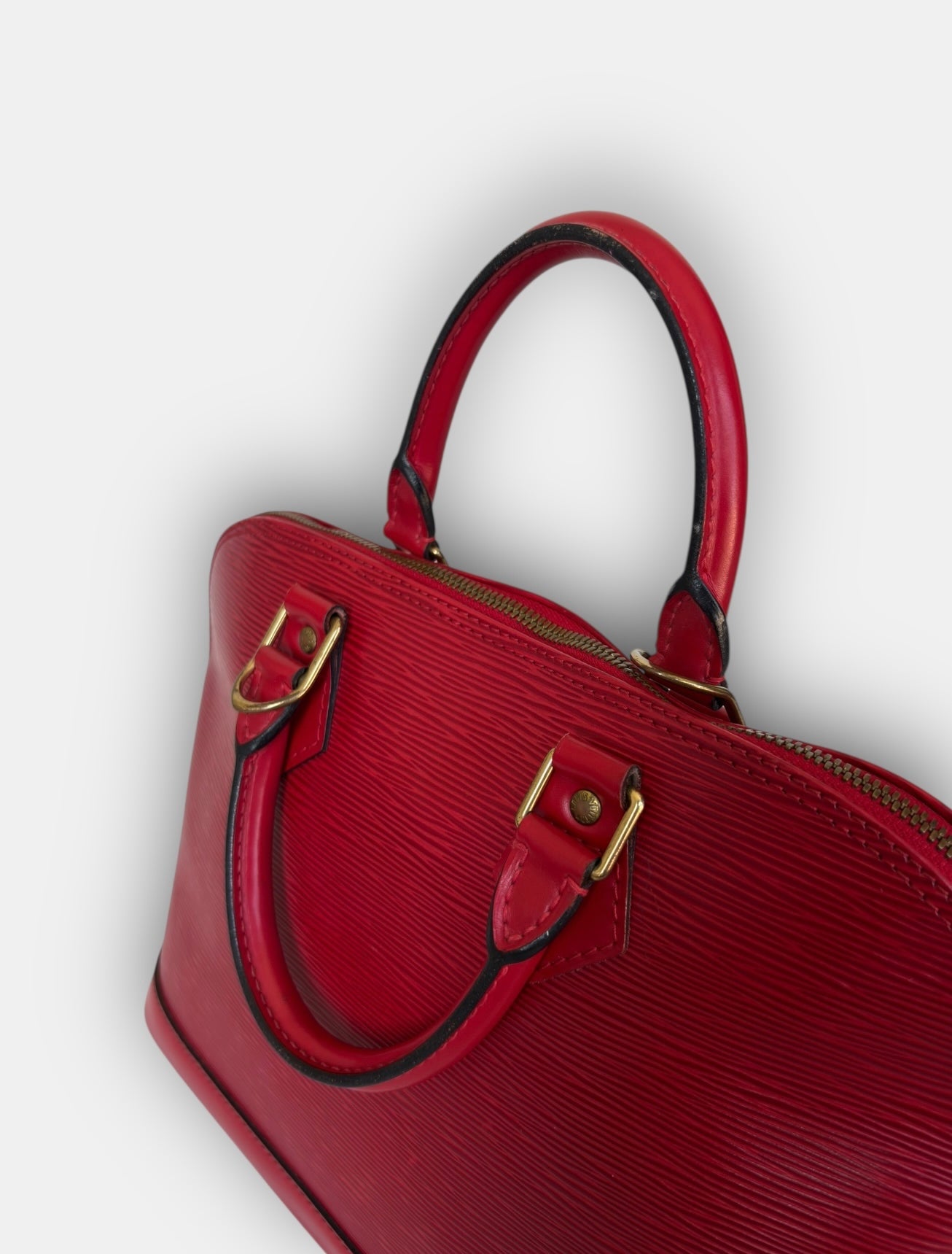 Louis Vuitton – Alma PM Cuir Épi Rouge