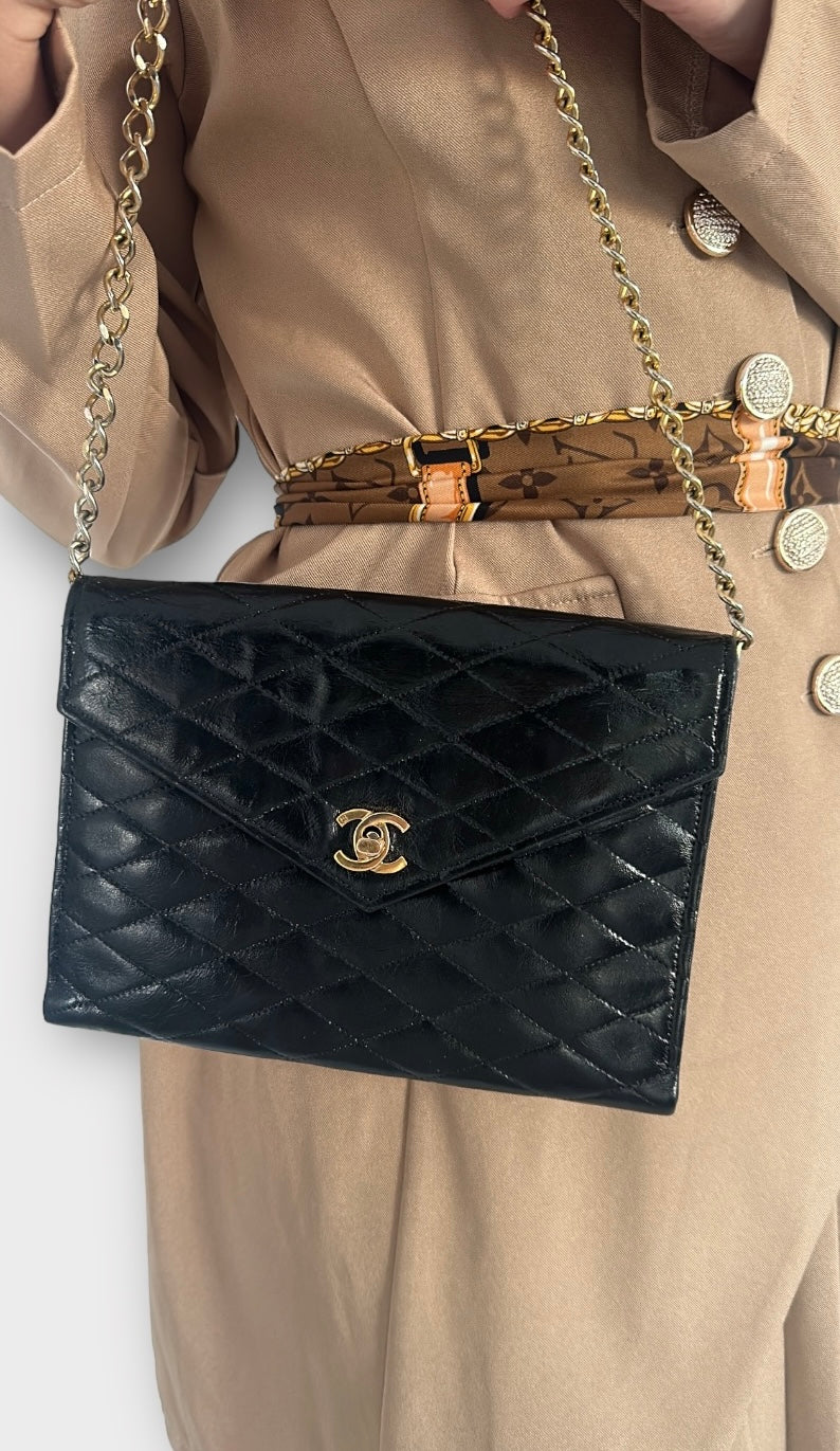 Sac Chanel timeless enveloppe vintage