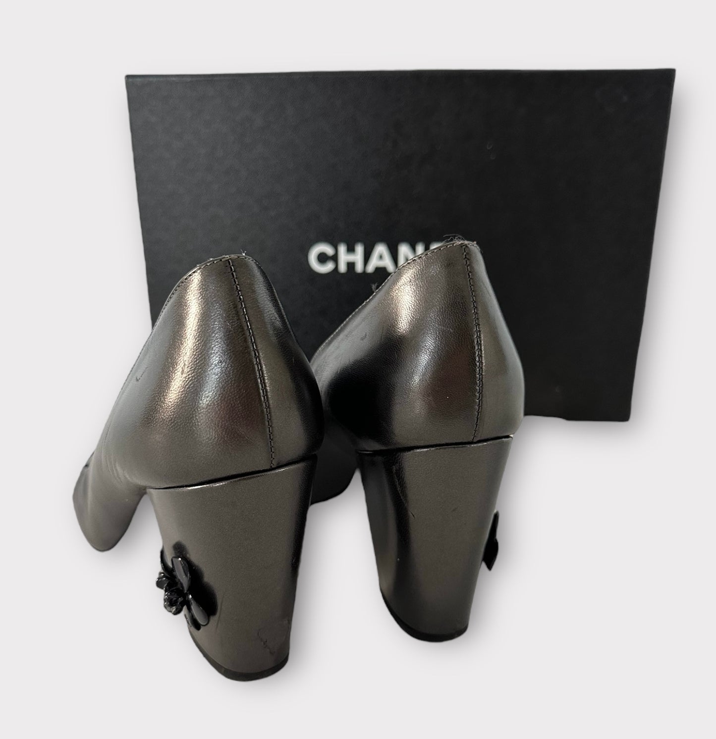 Escarpins ( Slingback) Chanel Camélia | T.39