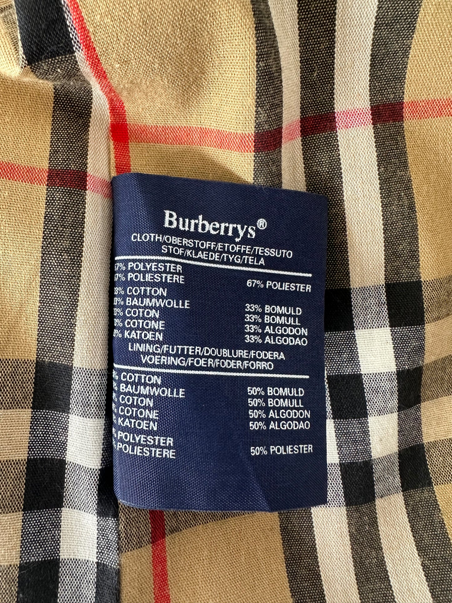 Trench-coat Burberry modèle “ Markfield“ beige vintage/ T.M