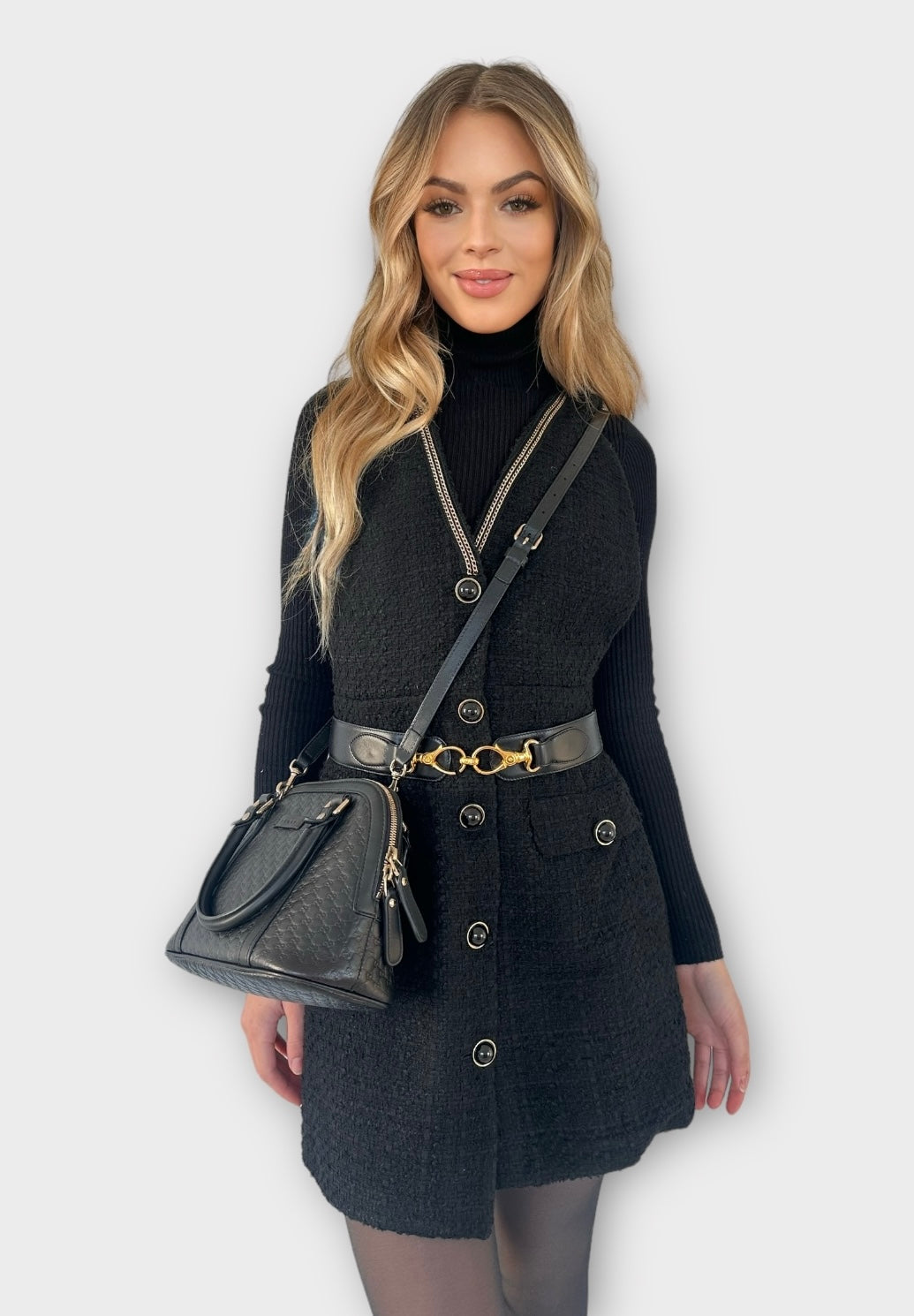 Sac Gucci Microguccissima “dôme” noir