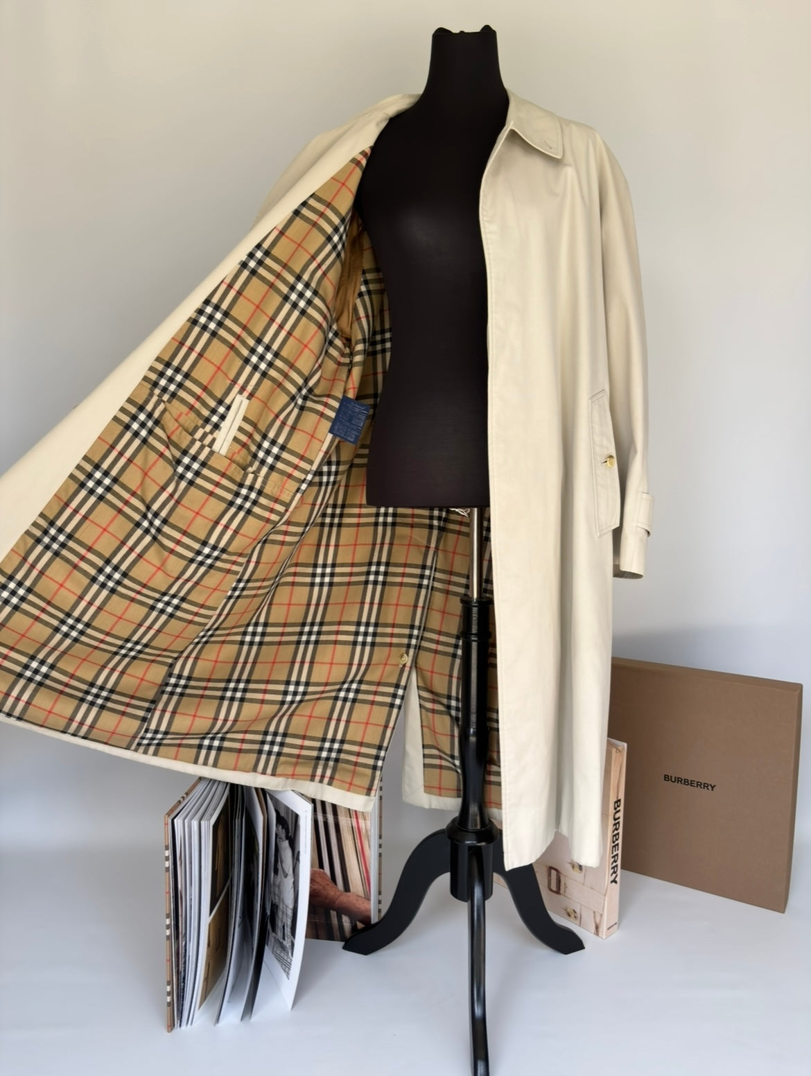Burberry vintage – Trench-coat “ Camden ”beige clair | T.L