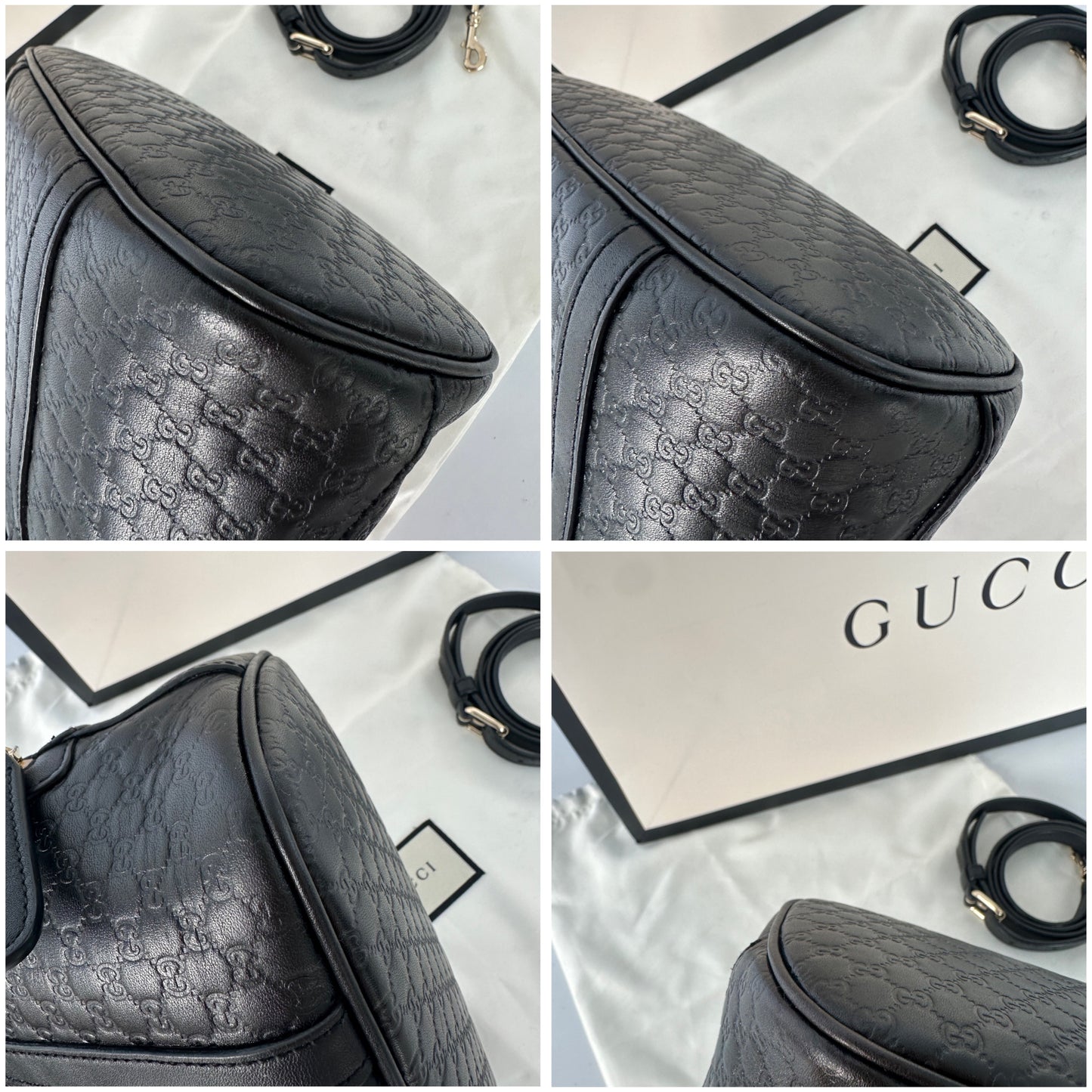 Sac Gucci Microguccissima “dôme” noir