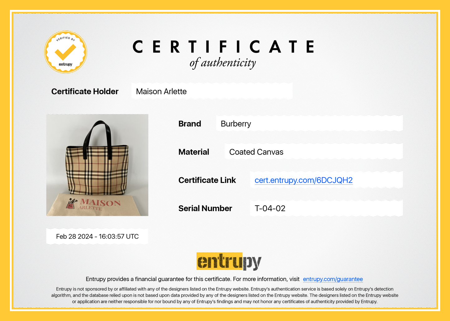 Sac cabas tartan Burberry