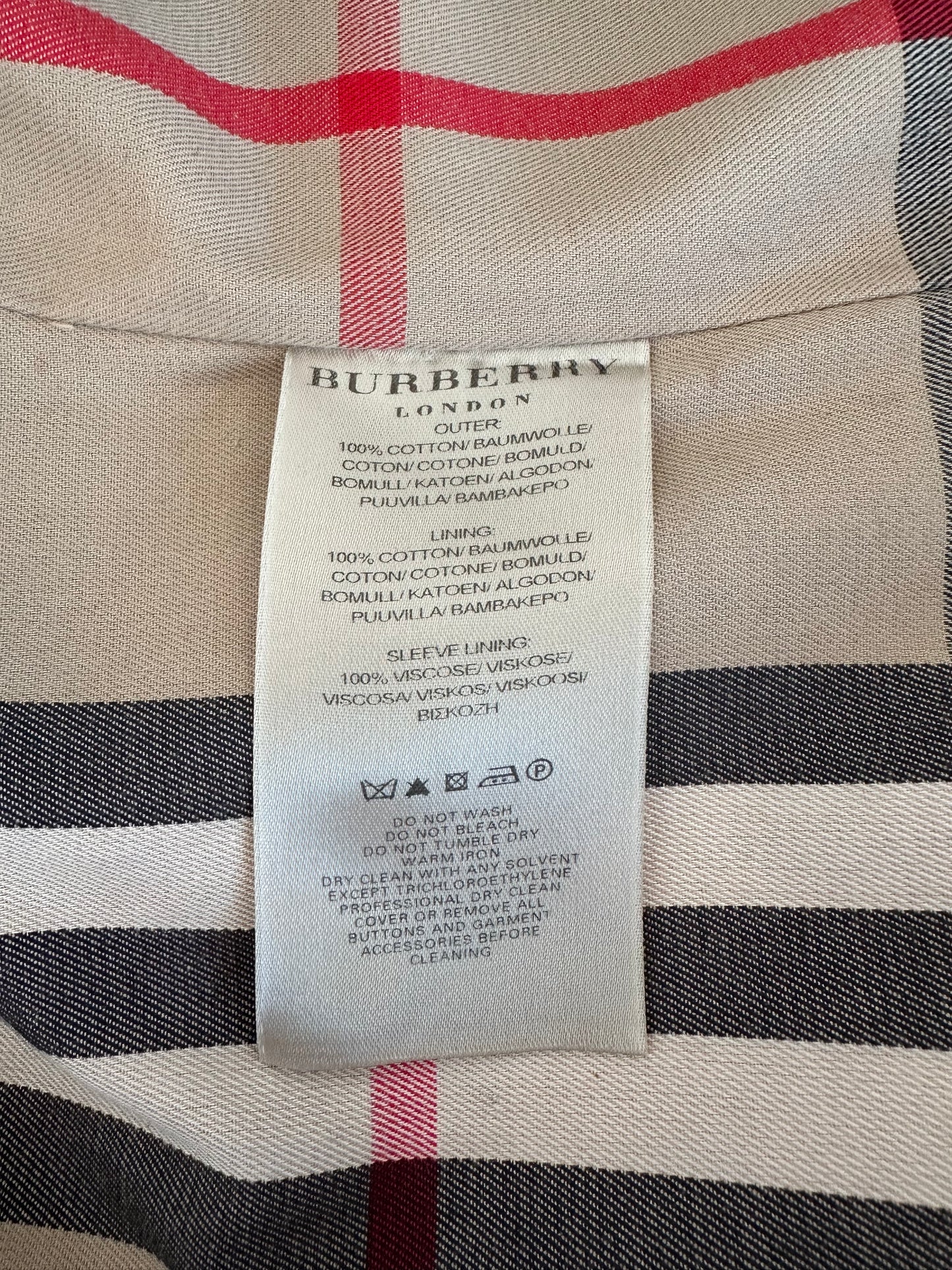 Trench-coat Burberry « Camden » beige / T.S