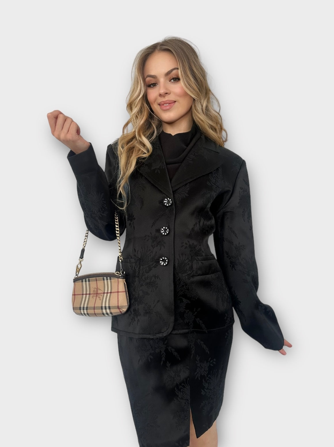Ensemble soie Yves Saint Laurent variation