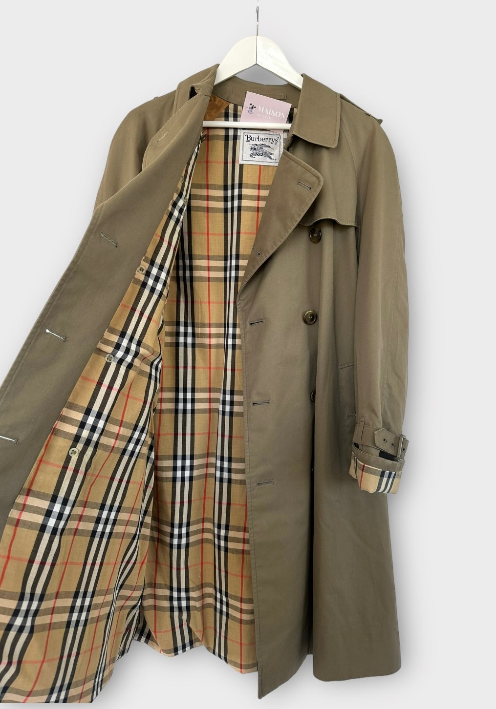 Trench-coat Burberry modèle “the Waterloo ” vintage/ T.S
