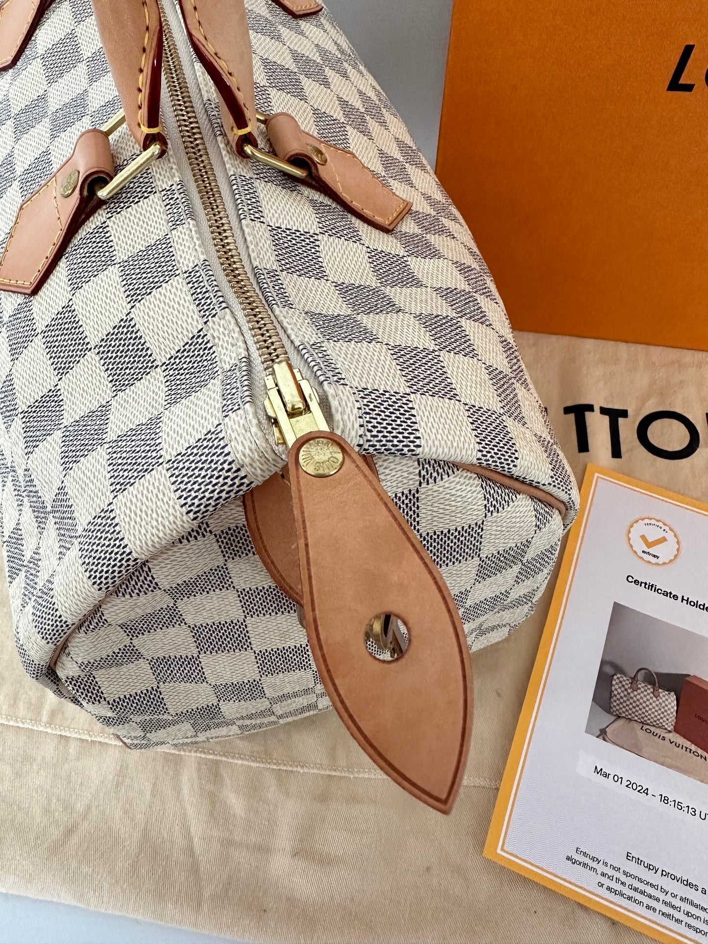 Sac Speedy 35 Damier Azur Louis Vuitton