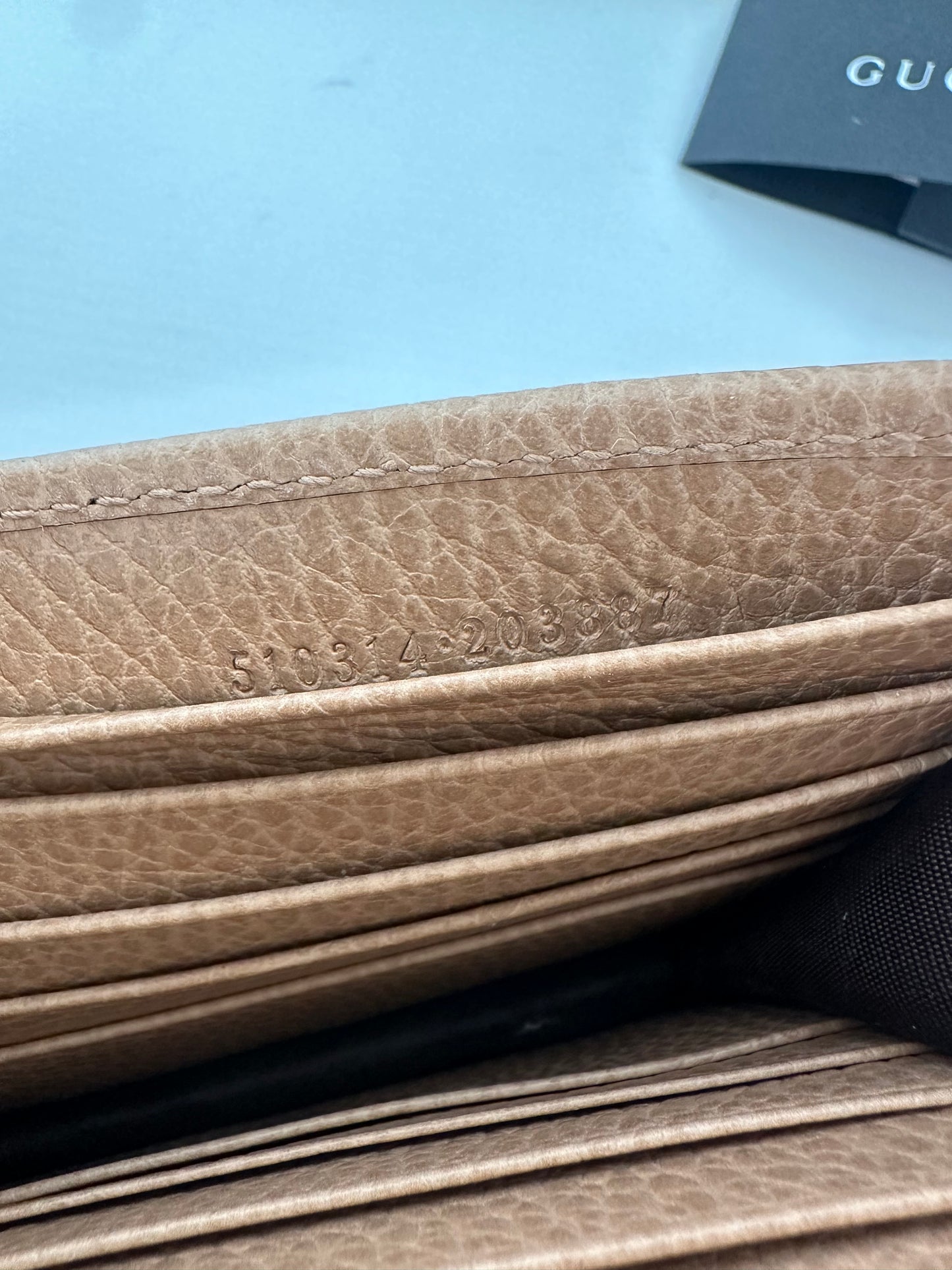 Sac Gucci interlocking marron camel