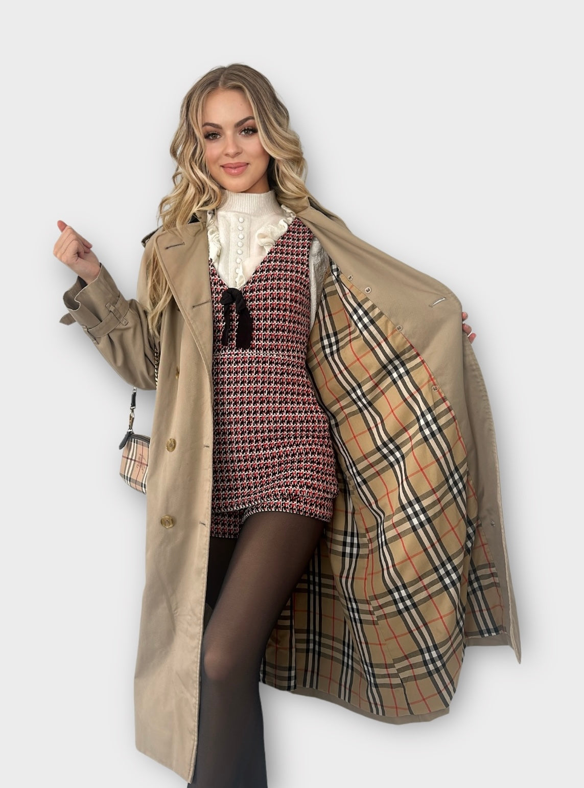 Trench-coat Burberry modèle “the Waterloo ” camel/ T.M