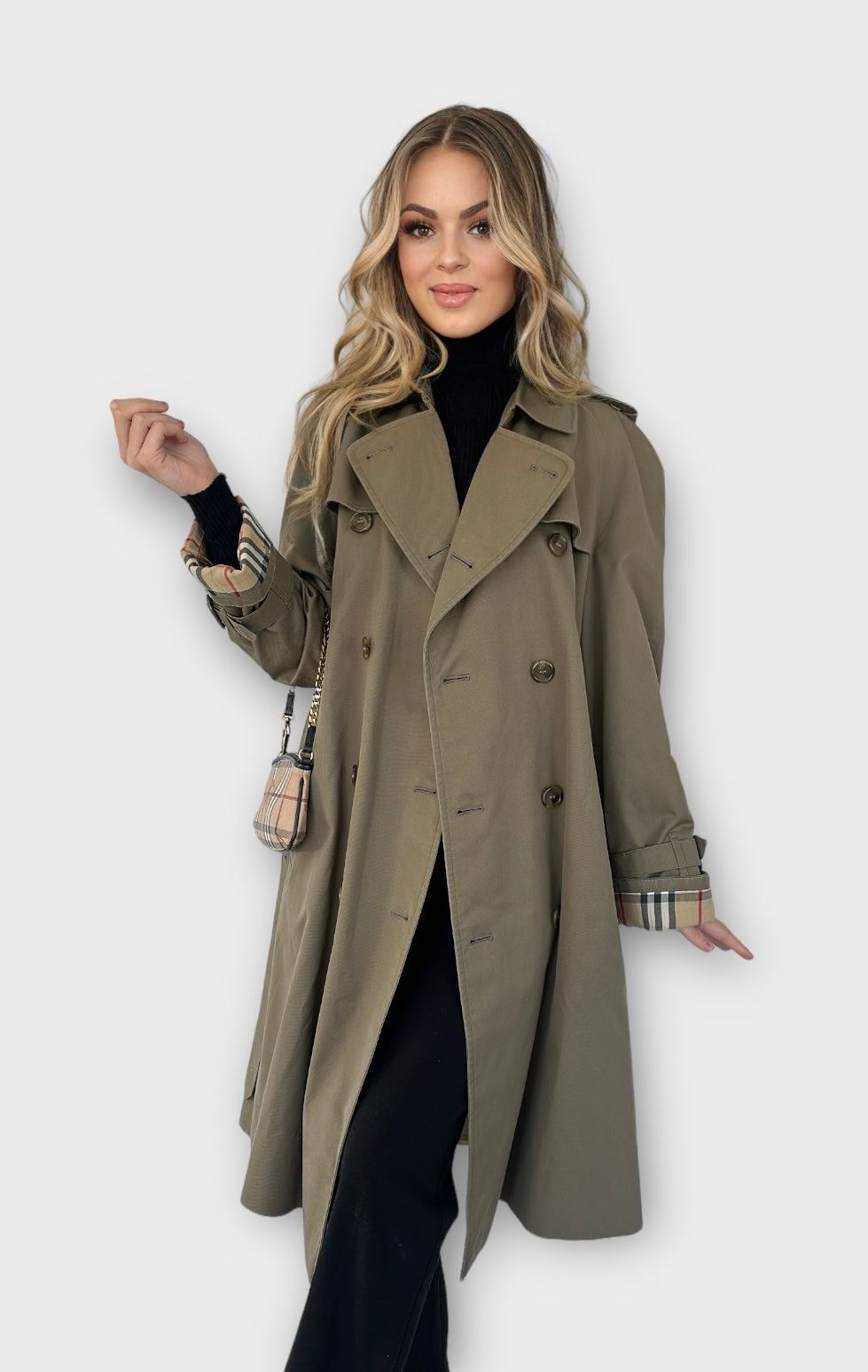 Trench-coat Burberry modèle “the Waterloo ” vintage/ T.S