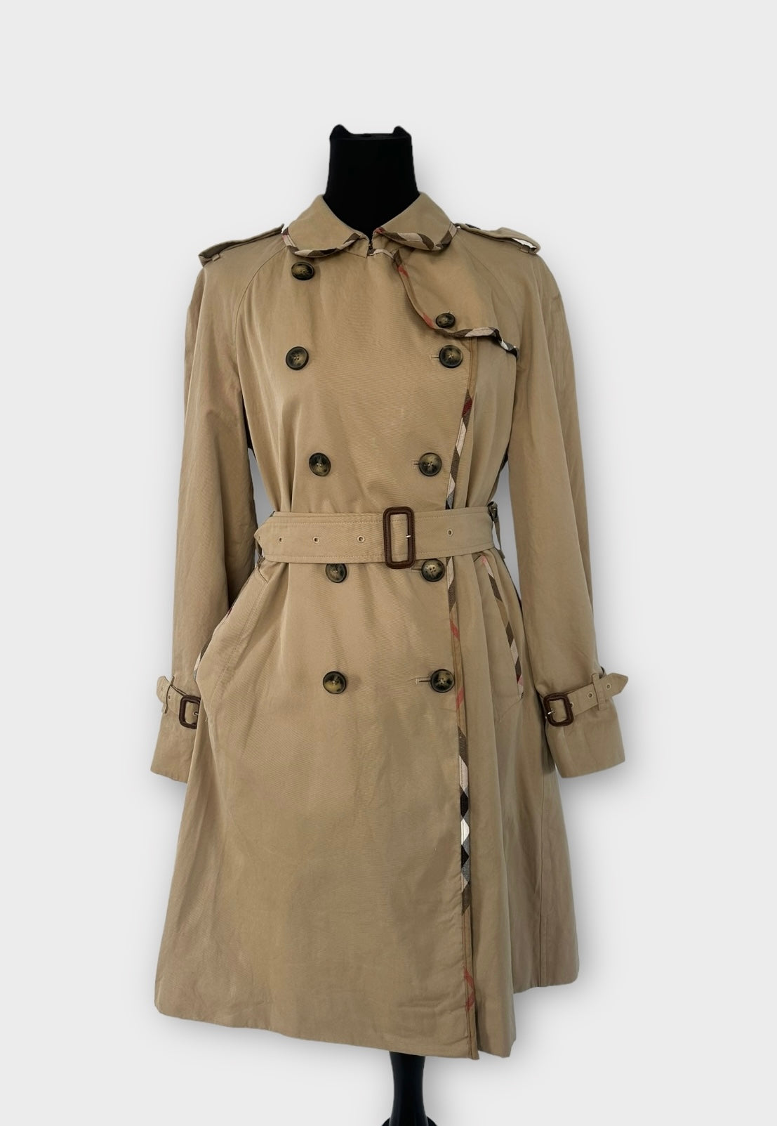 Trench-coat Burberry « the Chelsea » heritage honey/ T.L