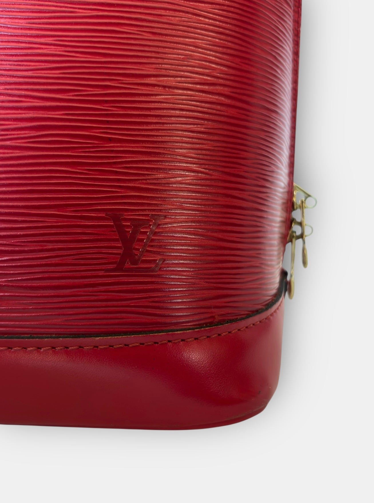 Louis Vuitton – Alma PM Cuir Épi Rouge