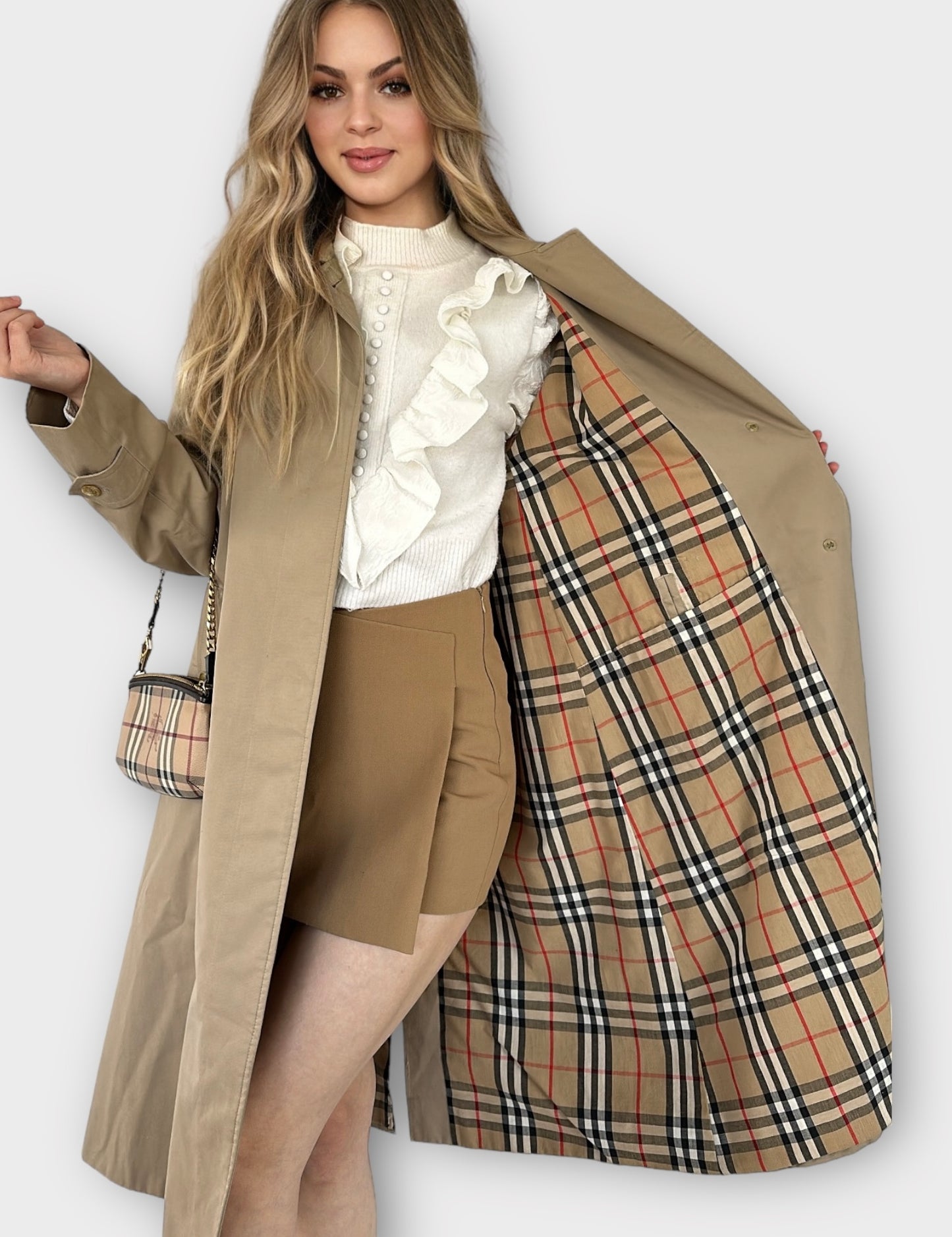 Trench-coat Burberry modèle « Camden » vintage